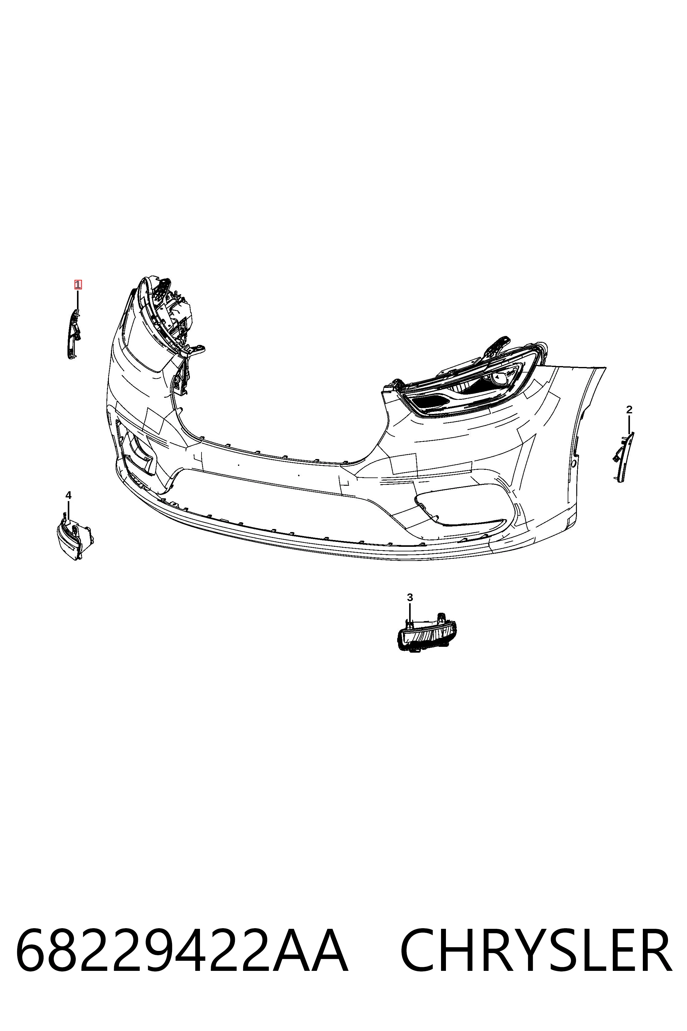 Купить K68229422AA Fiat/Alfa/Lancia Указатели поворота (передние)