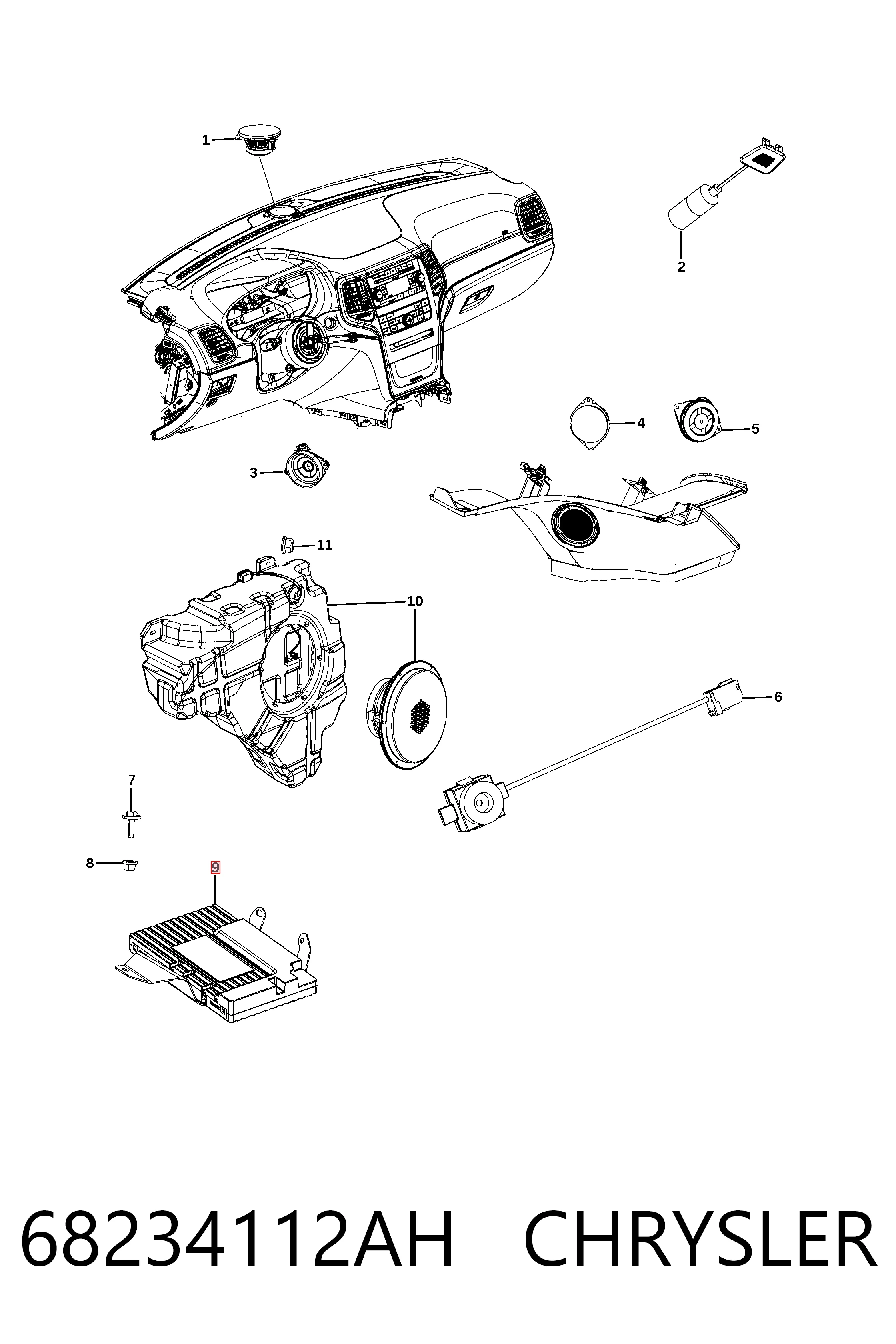  K68207346AG Fiat/Alfa/Lancia