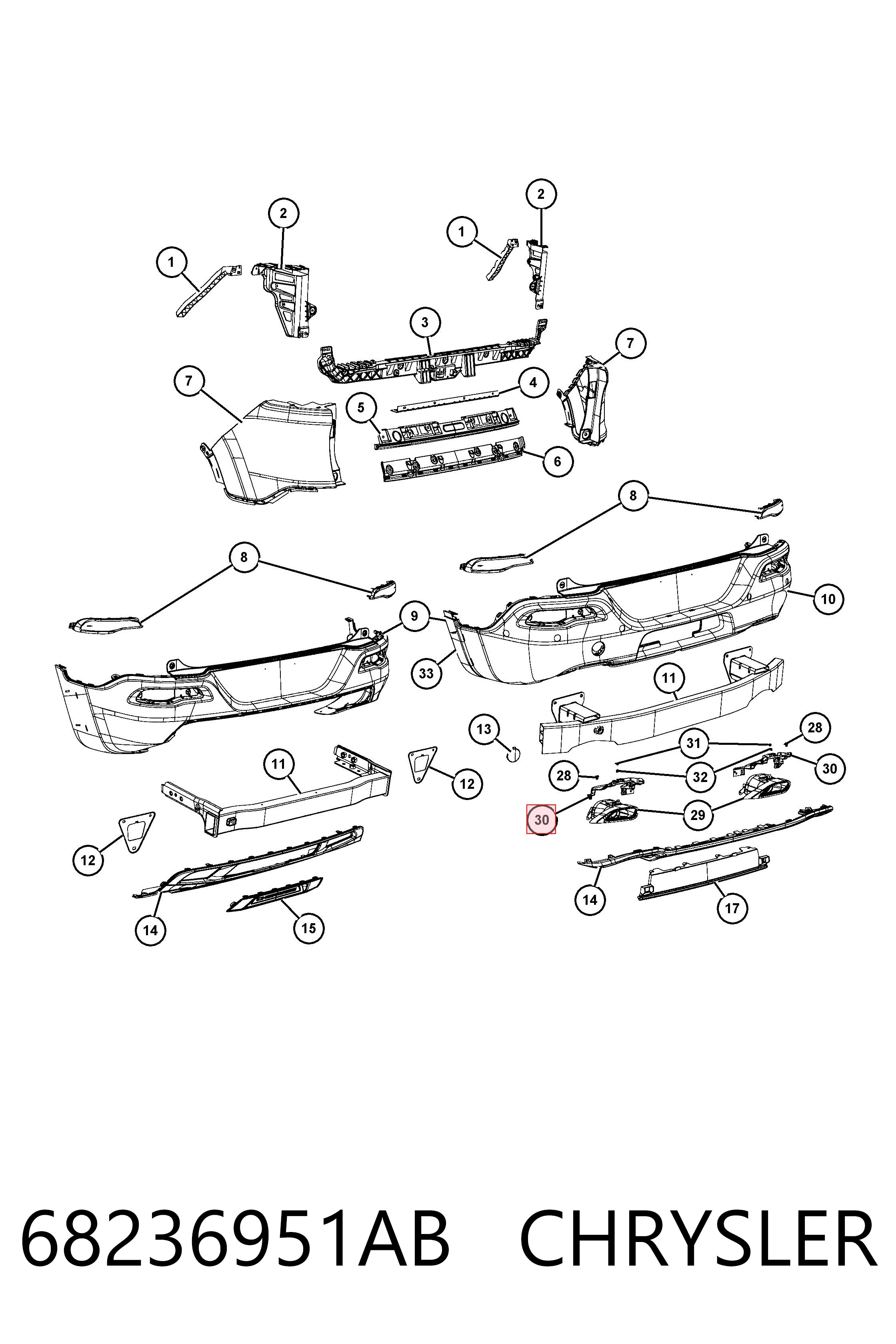 68236951AB Chrysler 