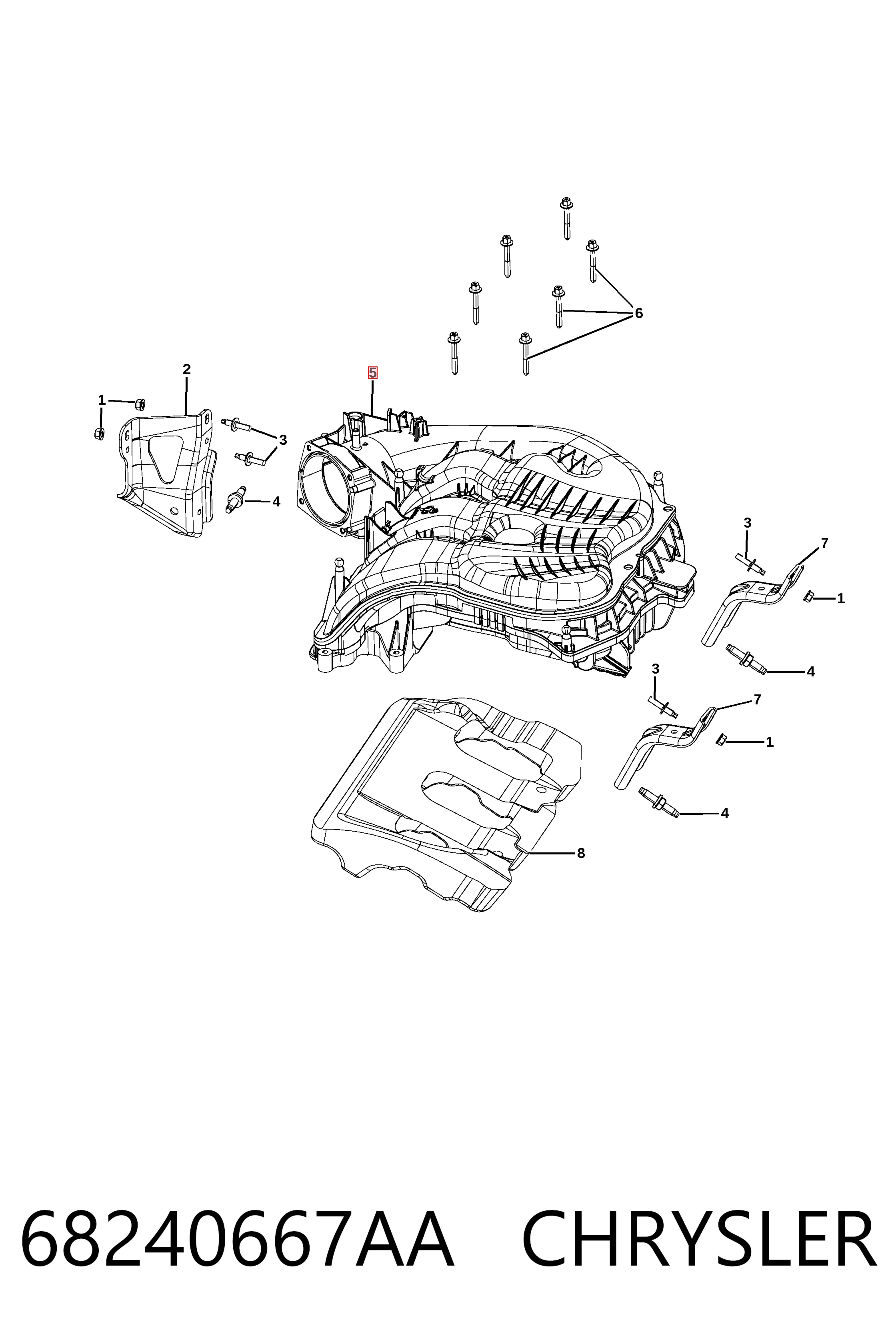 68240667AA Chrysler 