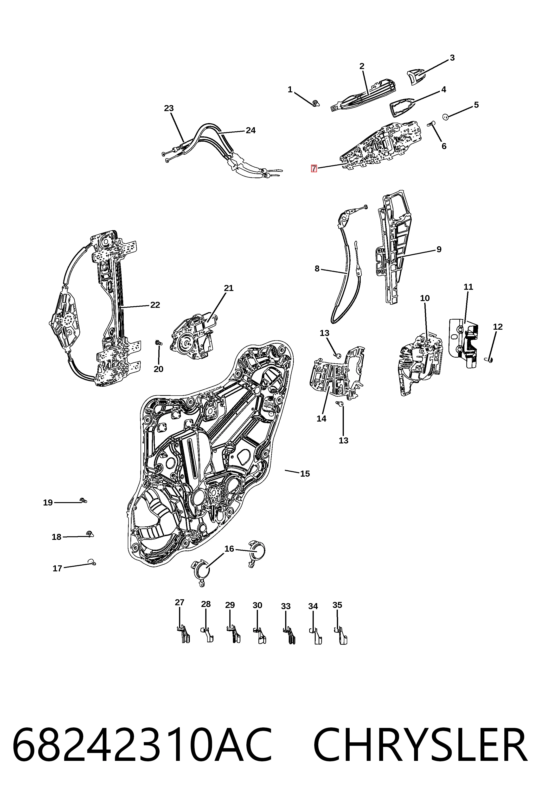  Fiat/Alfa/Lancia K68242310AB