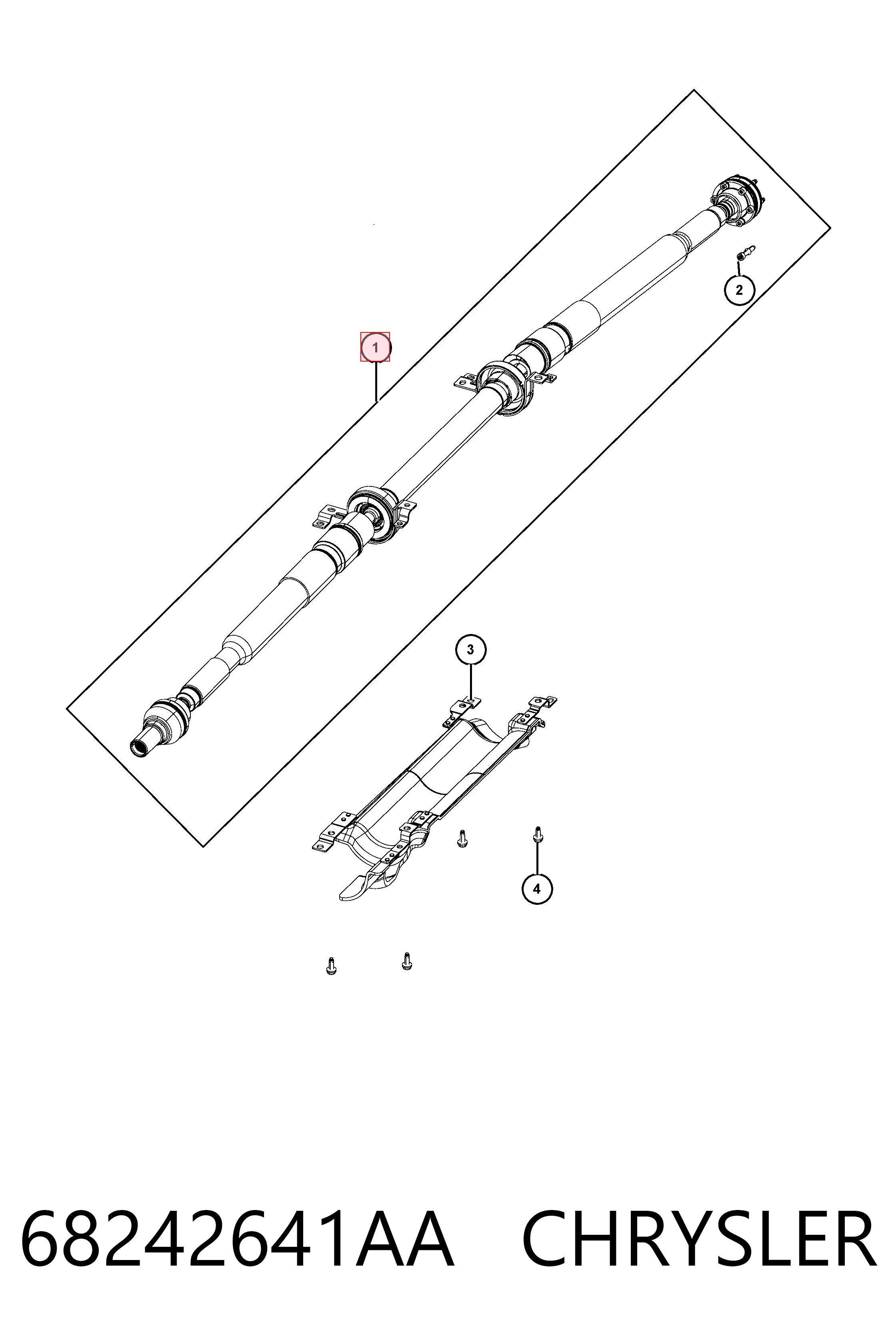 Карданный подшипник Jeep Cherokee внедорожник (KL) (2014 - 2023) цена, от 39.03 USD