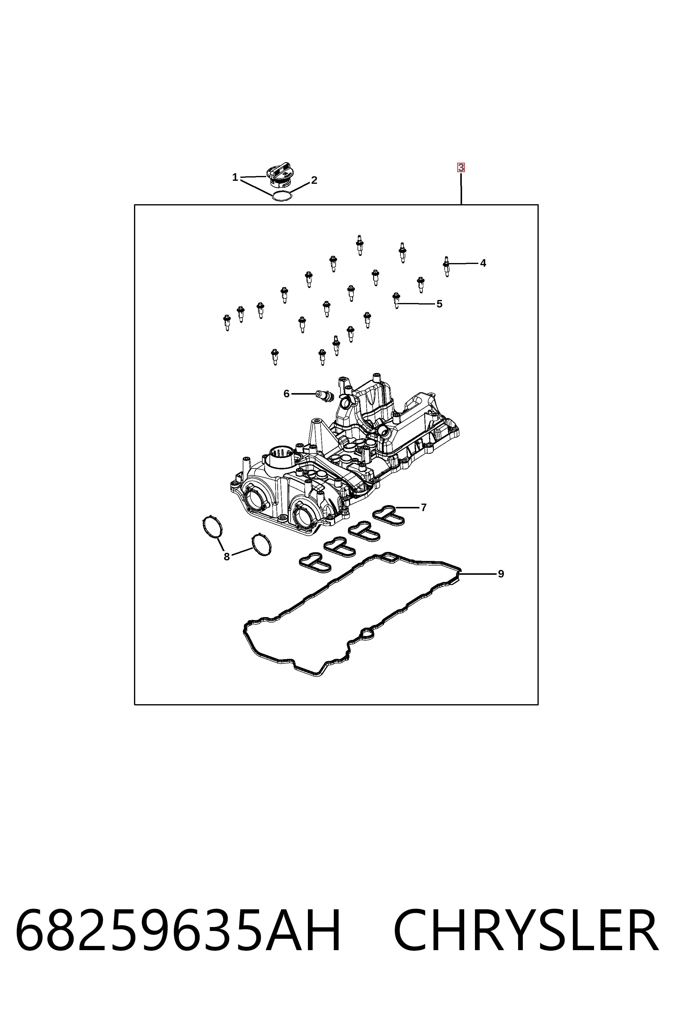  Fiat/Alfa/Lancia K68259635AI цена, от 126.69 USD