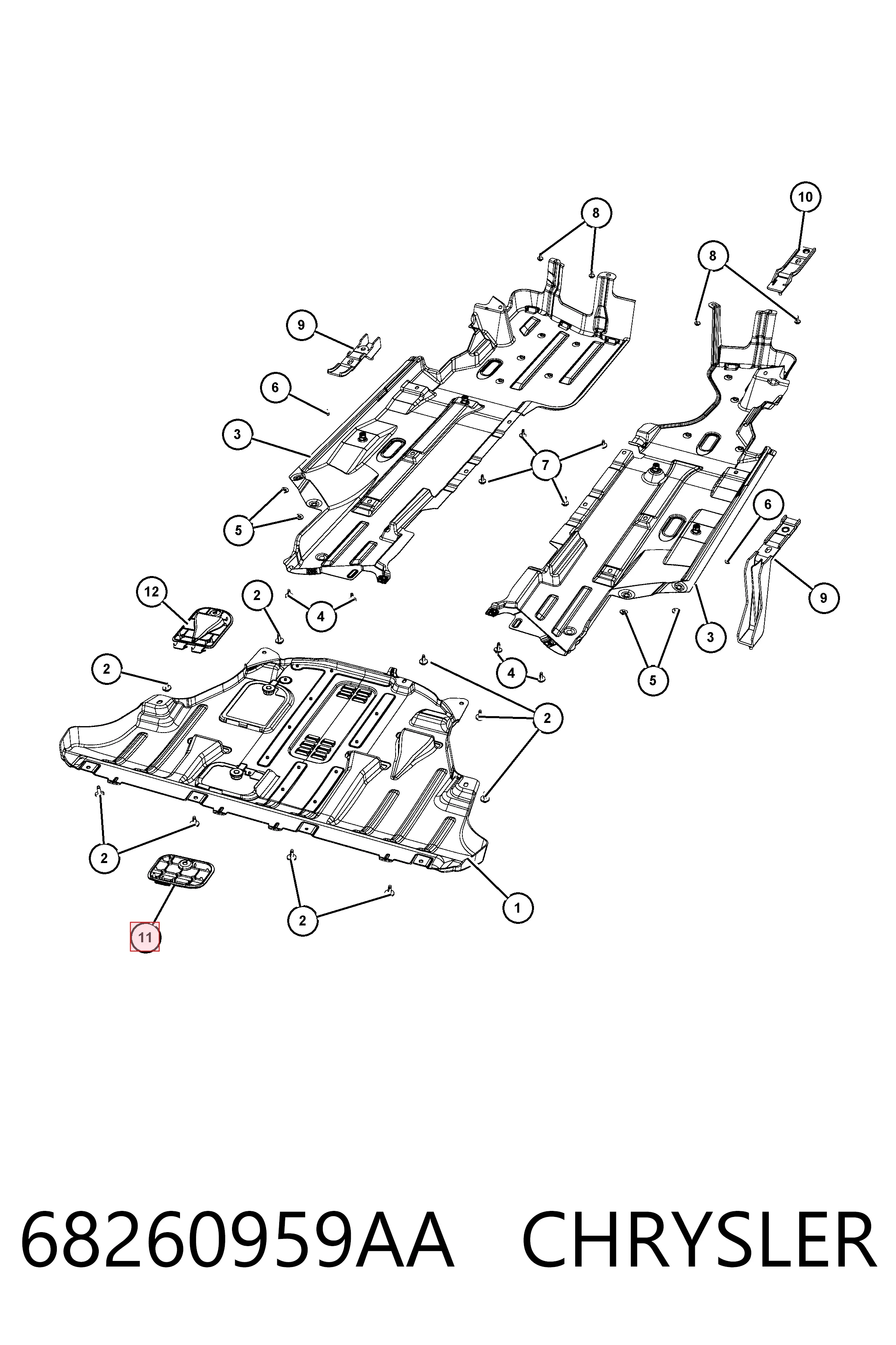 68260959AA Chrysler 