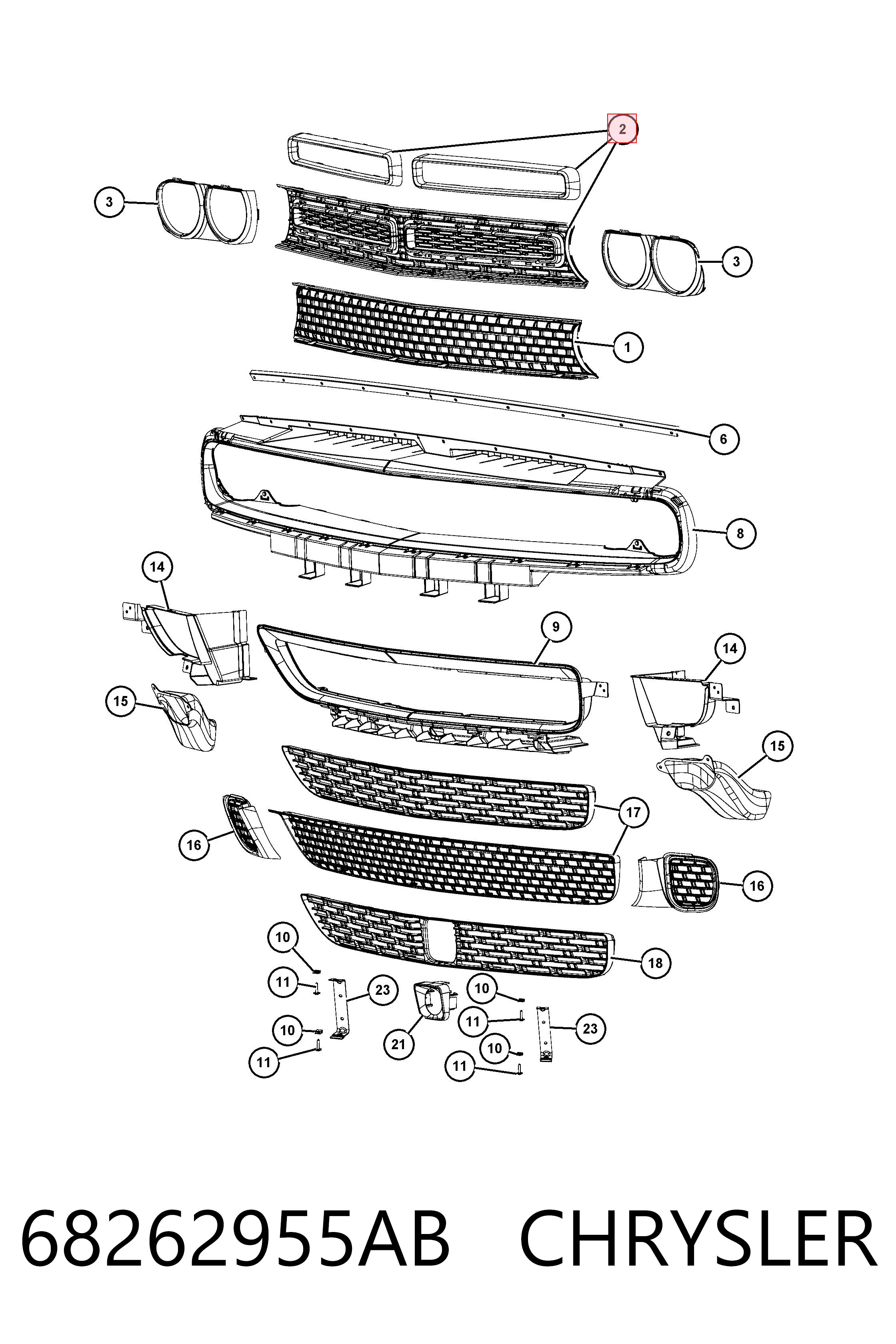 K68262955AD Fiat/Alfa/Lancia 