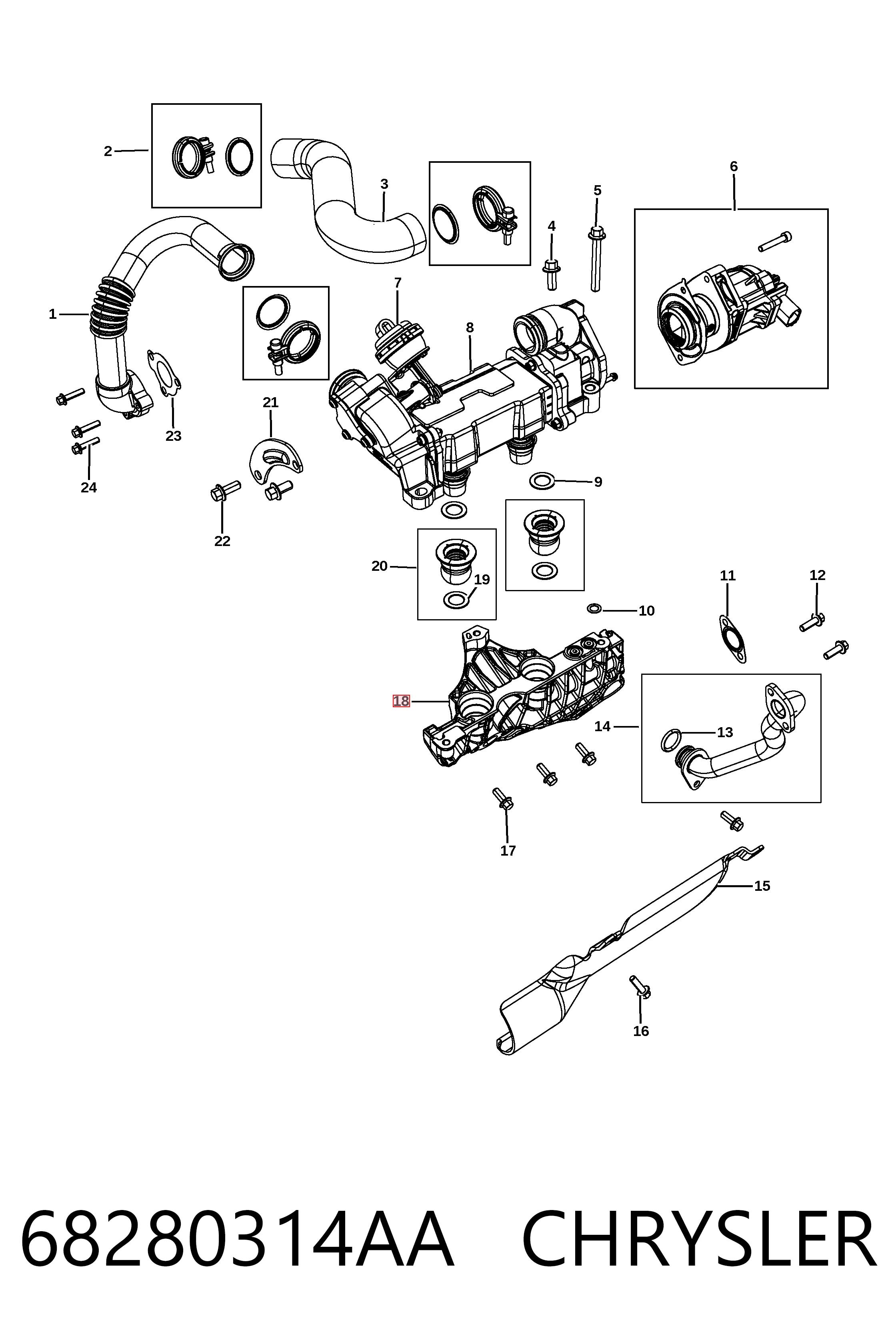 K68211313AA Fiat/Alfa/Lancia 