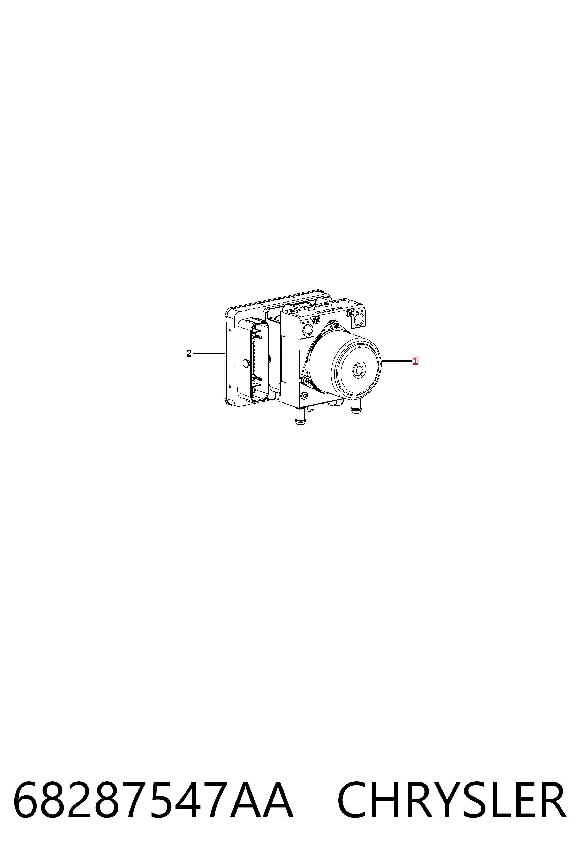 Гидроблок АБС Fiat/Alfa/Lancia K68372722AA цена, от 84.46 USD