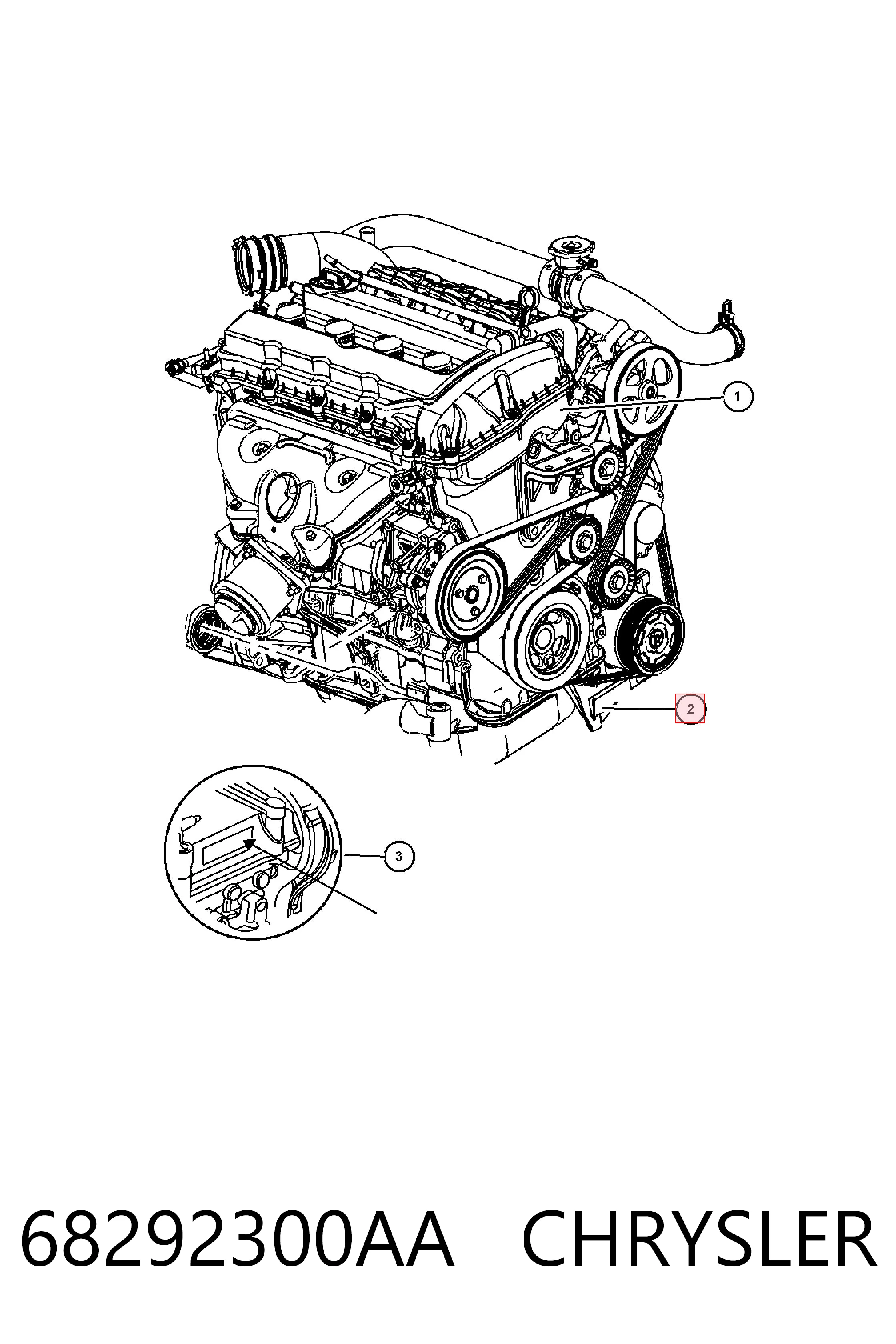 K68292300AA Fiat/Alfa/Lancia Мотор в сборе