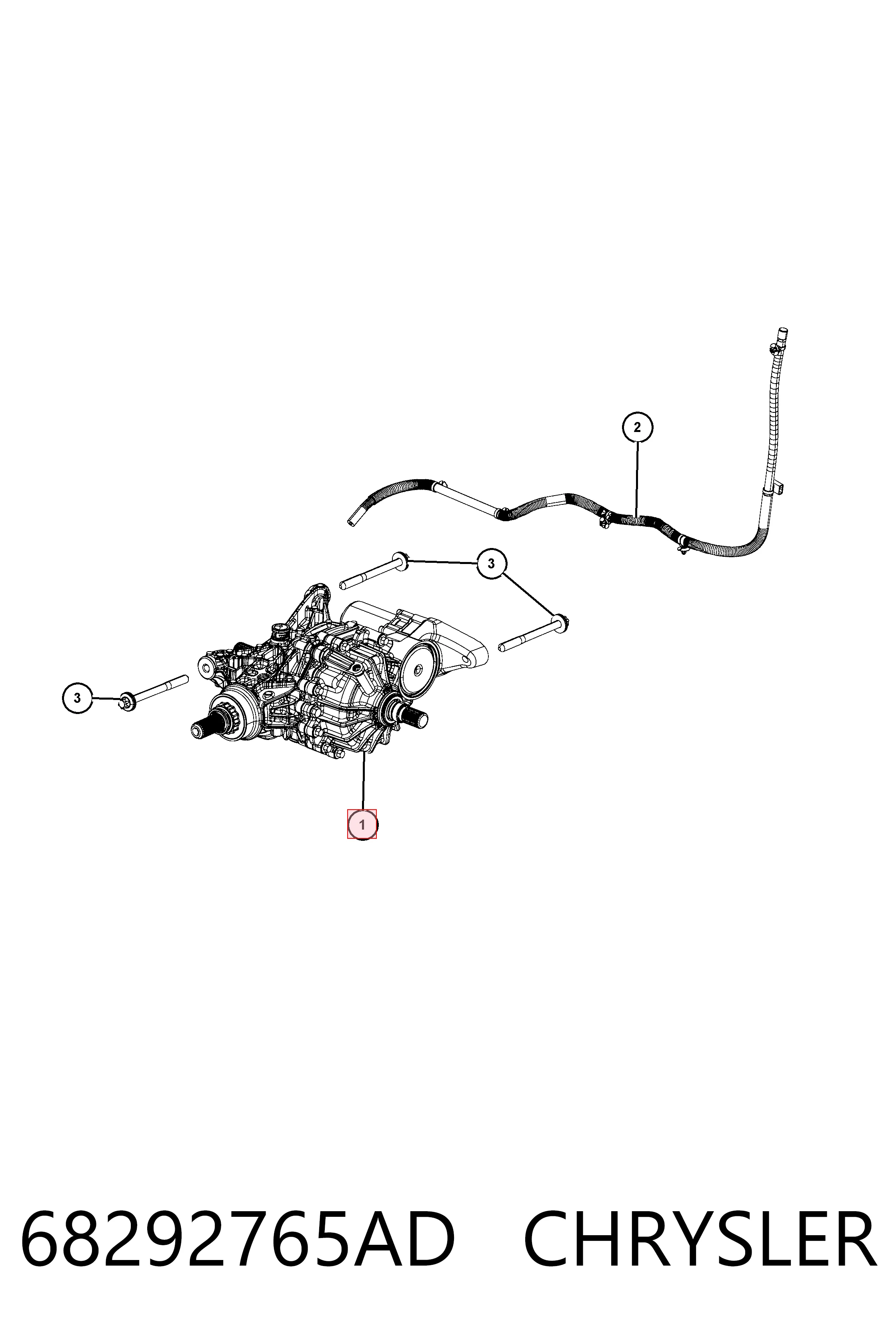 Редуктор задний Fiat/Alfa/Lancia K68292765AE цена, от 217.11 USD