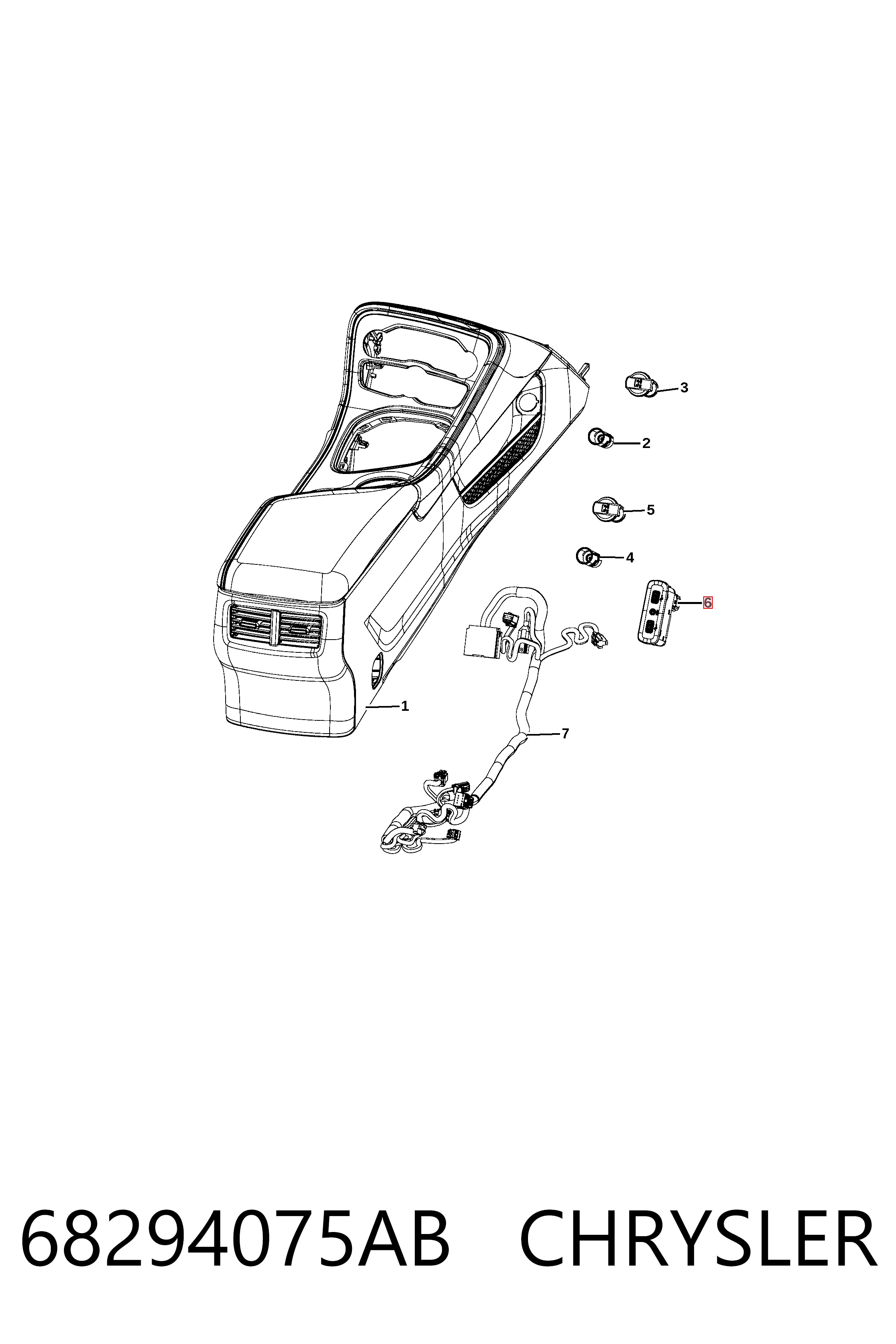 Купить K68294075AC Fiat/Alfa/Lancia 