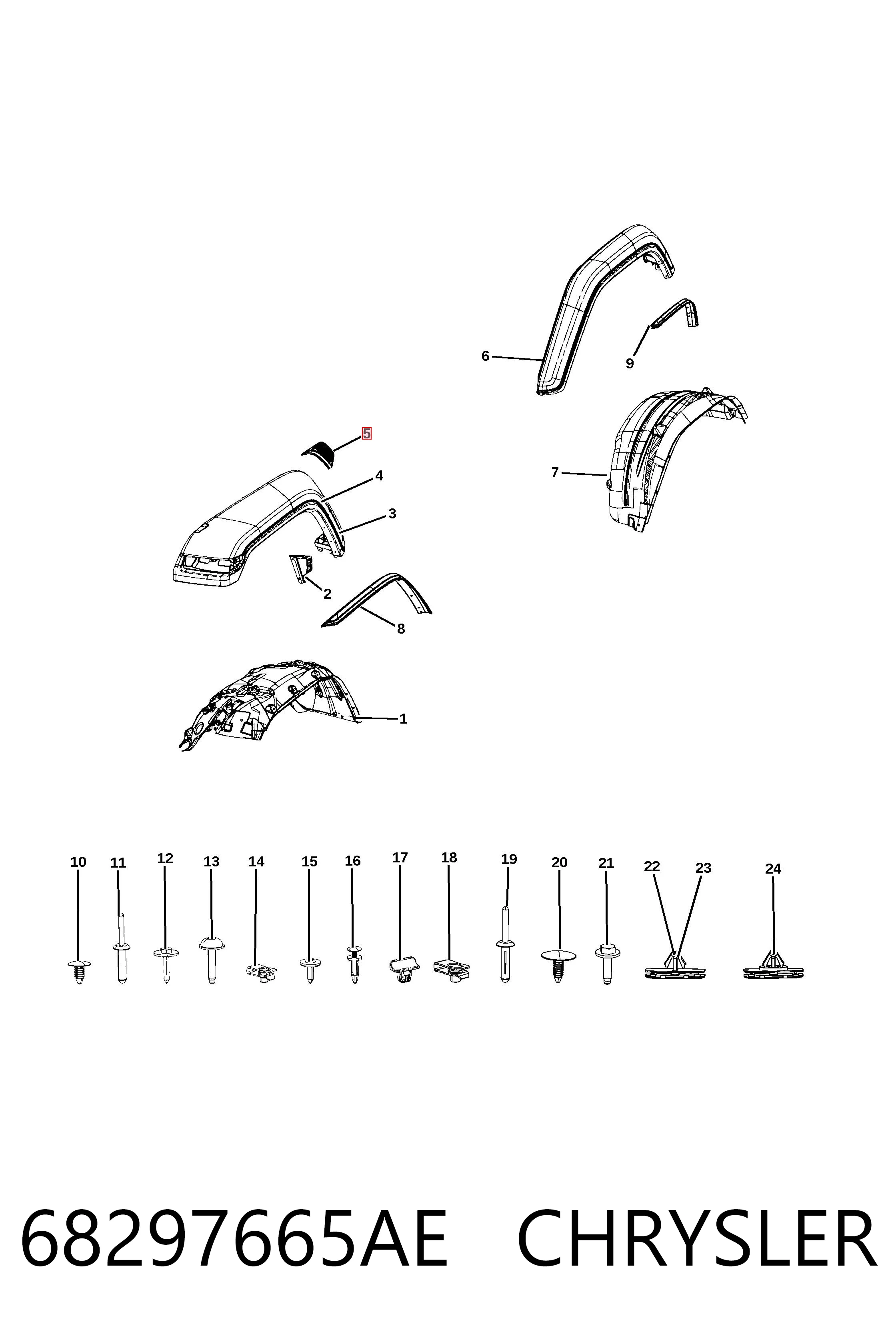 68297665AE Chrysler