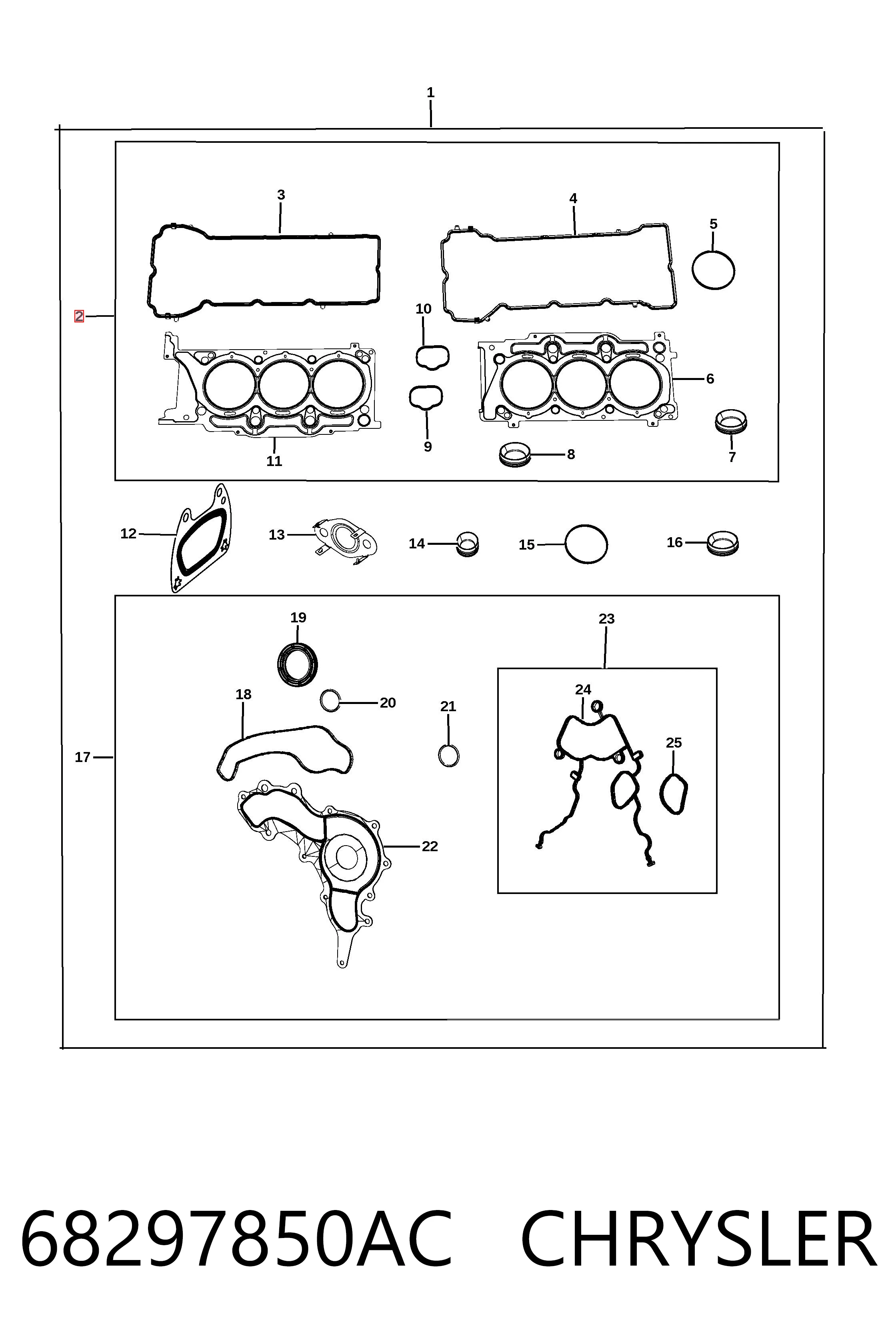 68297850AC Chrysler 