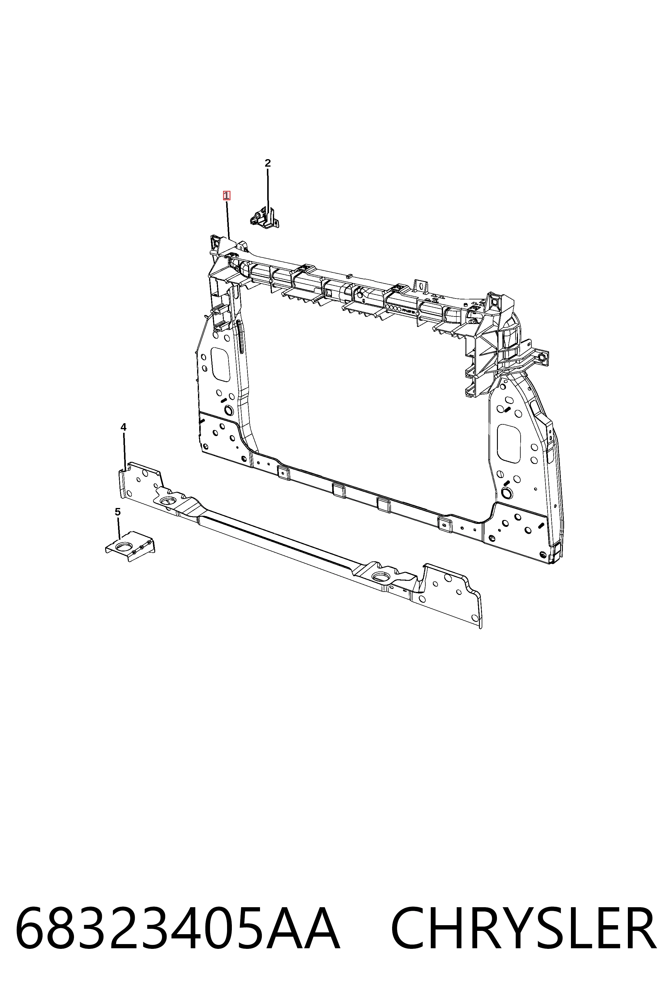 Панель передняя Polcar 34L104 цена, от 140.74 USD