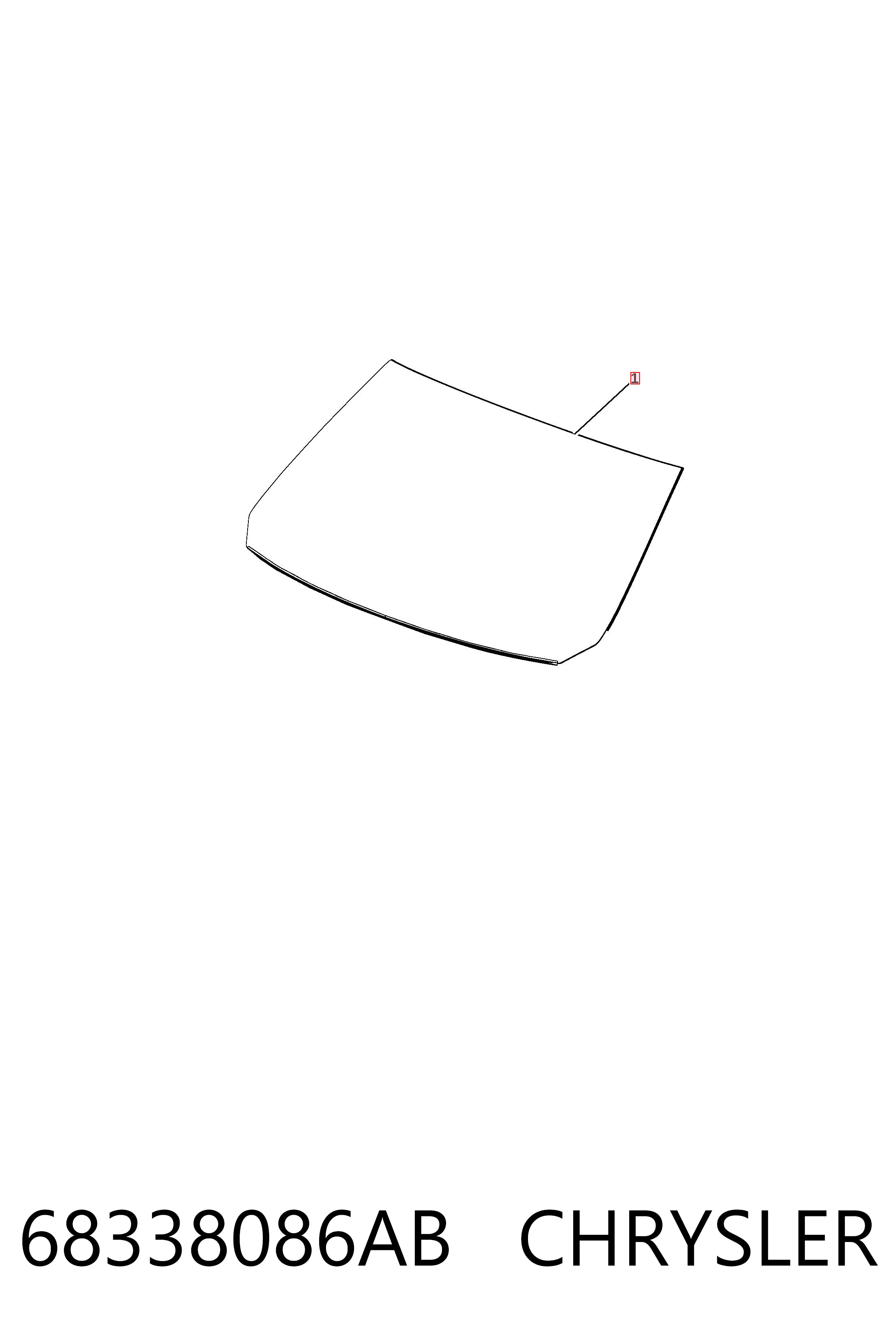 Стекло лобовое XYG AB68603A цена, от 150.19 USD