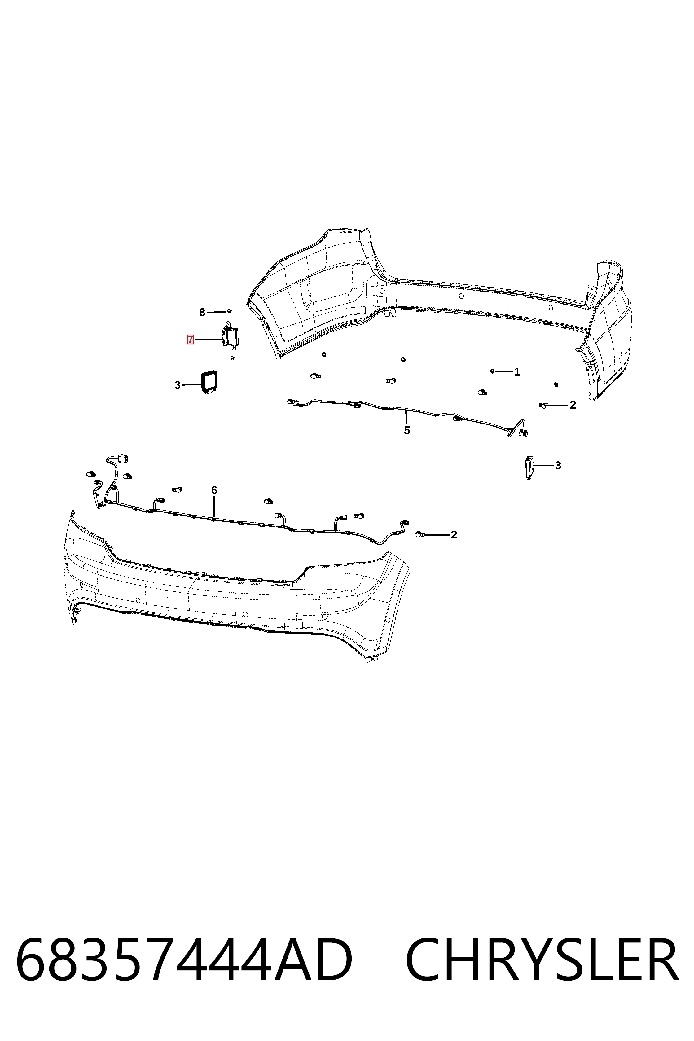 Купить K68357444AB Fiat/Alfa/Lancia 