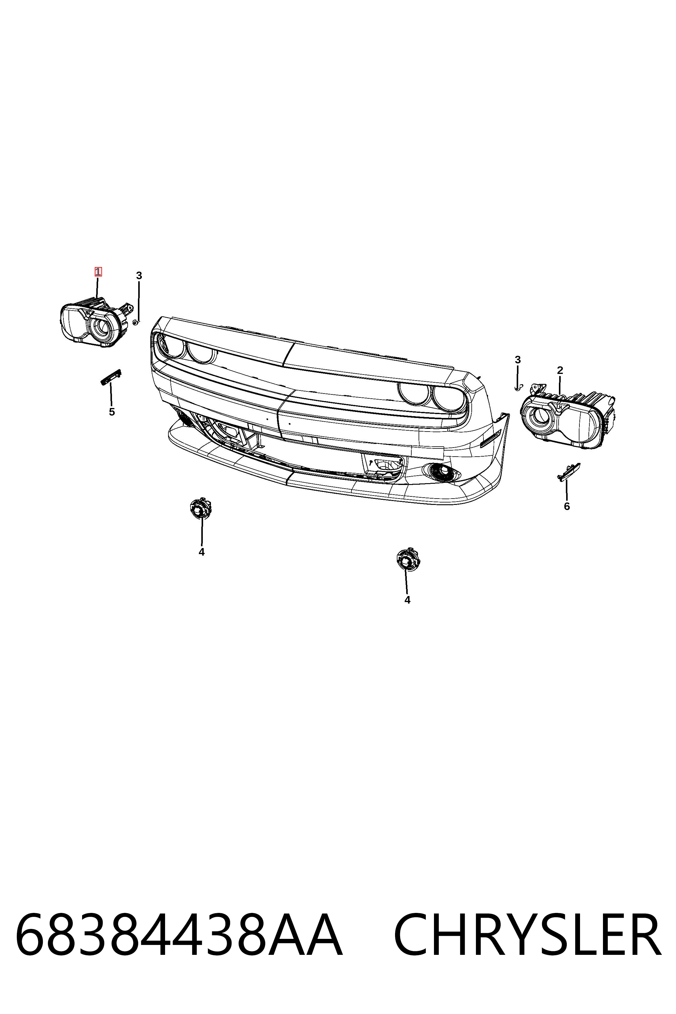 68384438AA Chrysler