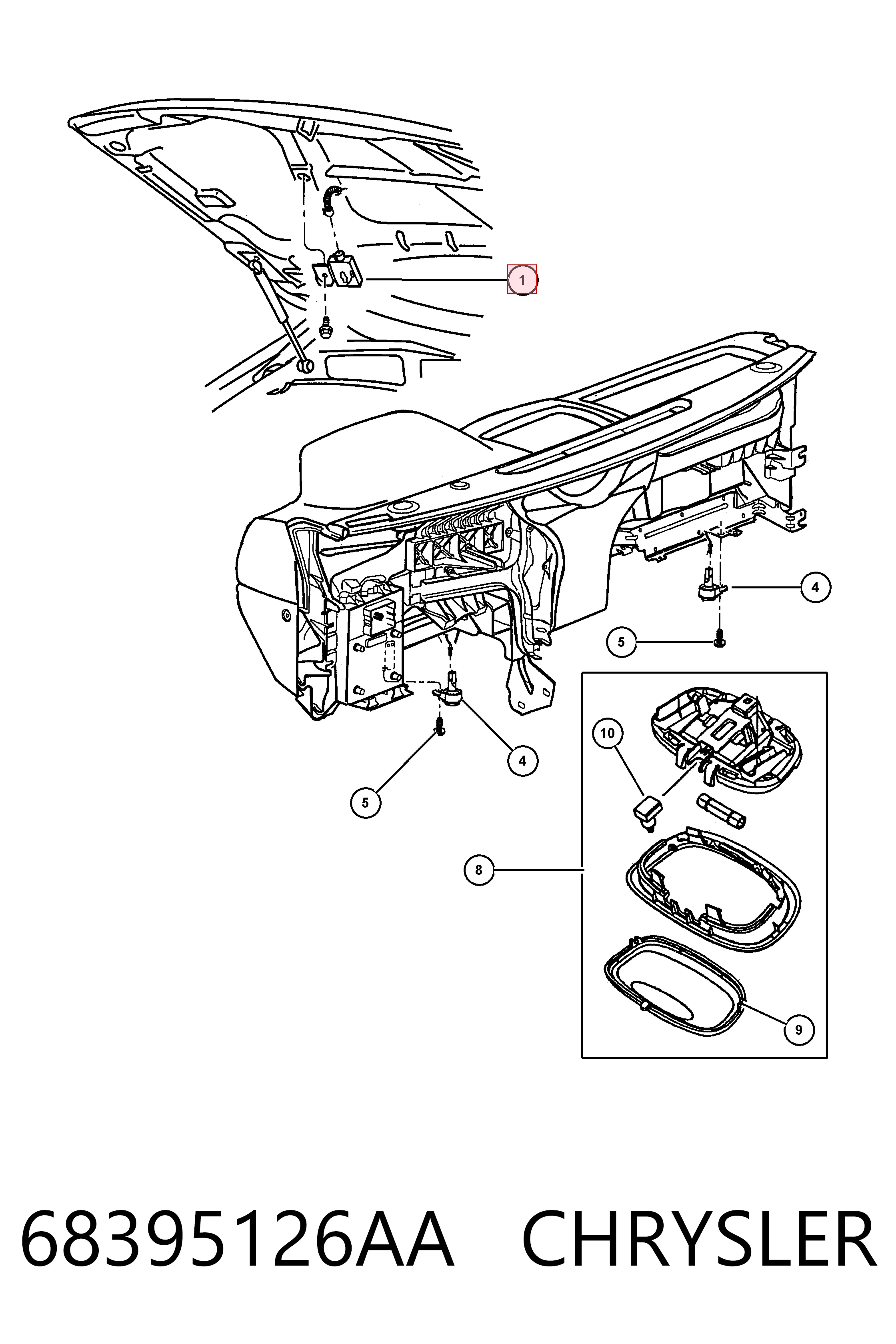  K68395126AA Fiat/Alfa/Lancia