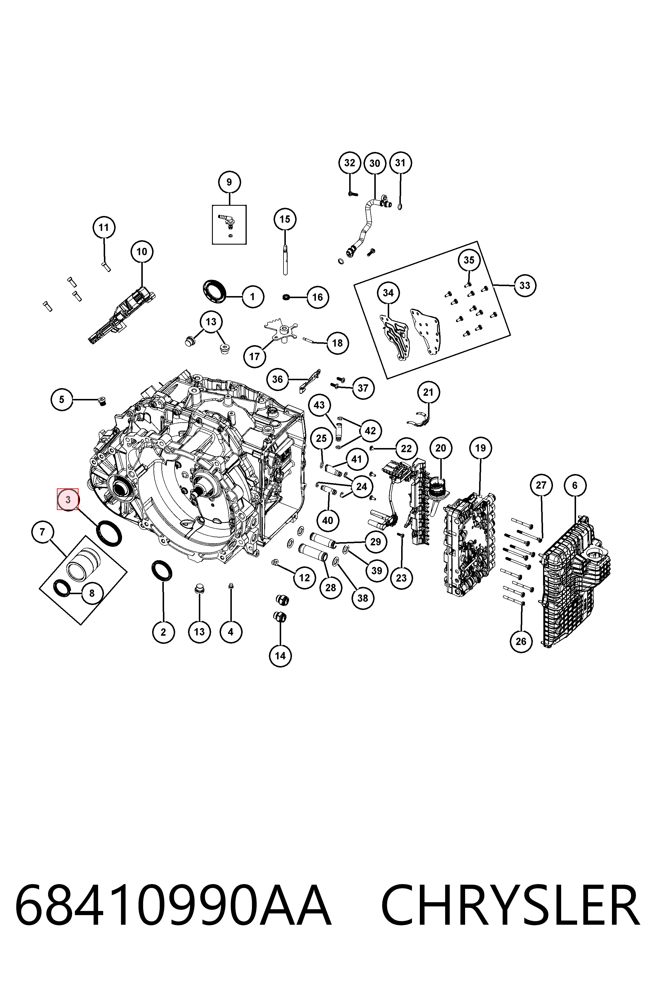  Fiat/Alfa/Lancia K68410990AA
