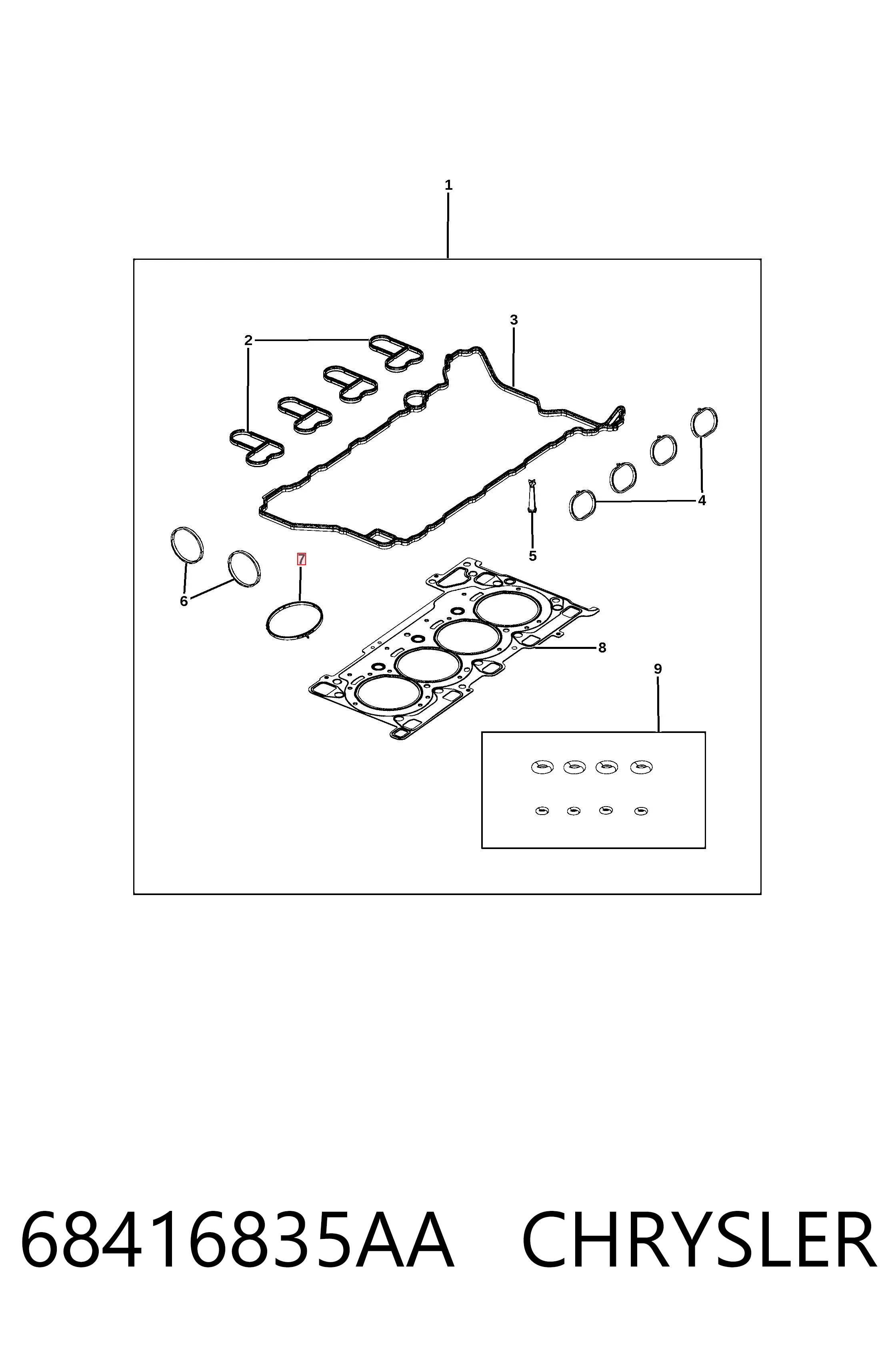 Купить K68359029AA Fiat/Alfa/Lancia Датчик MAP