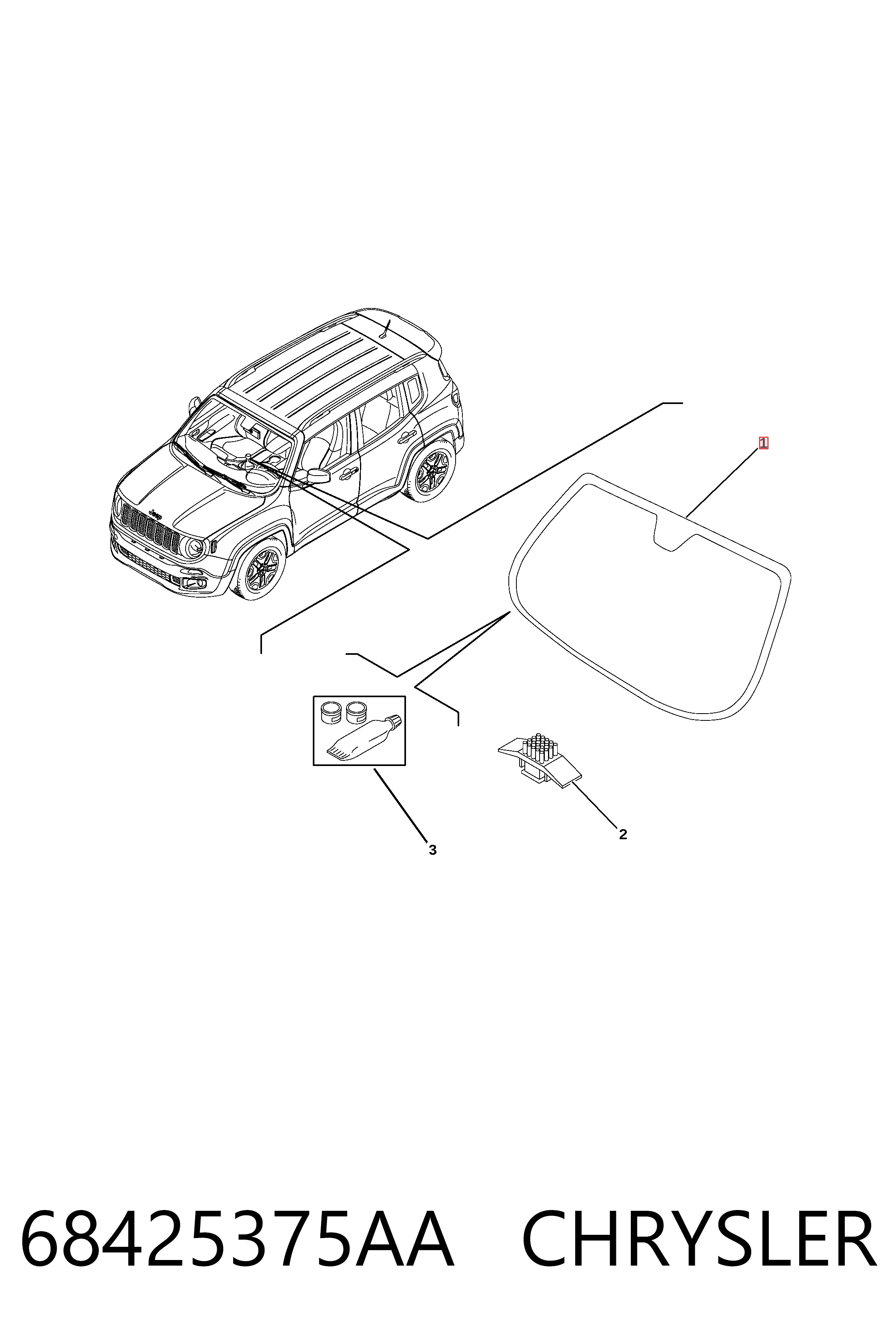 Стекло лобовое Sekurit ST505253 цена, от 255.97 USD