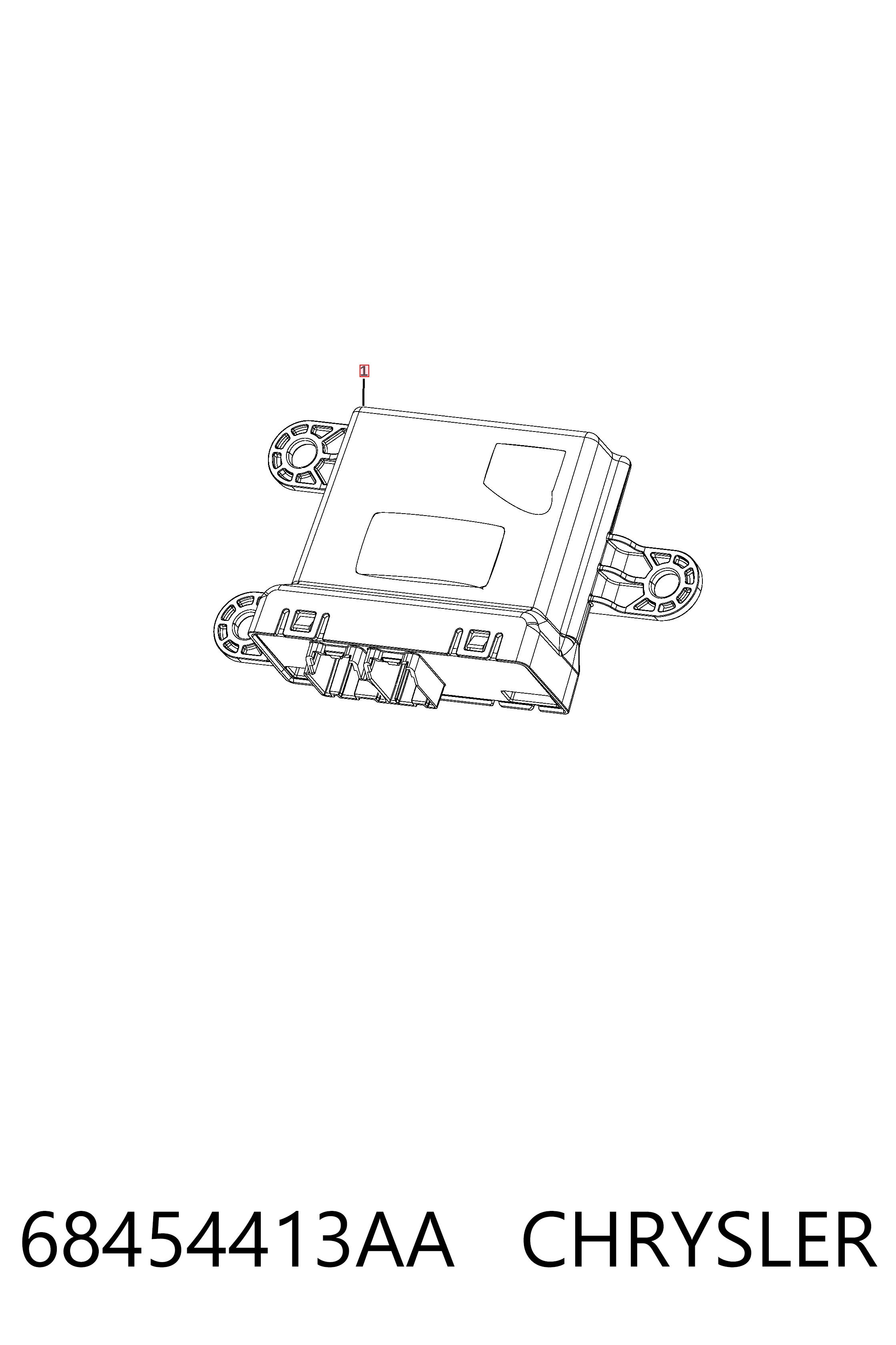 Модуль "Диагностический интерфейс" K68454413AA Fiat/Alfa/Lancia