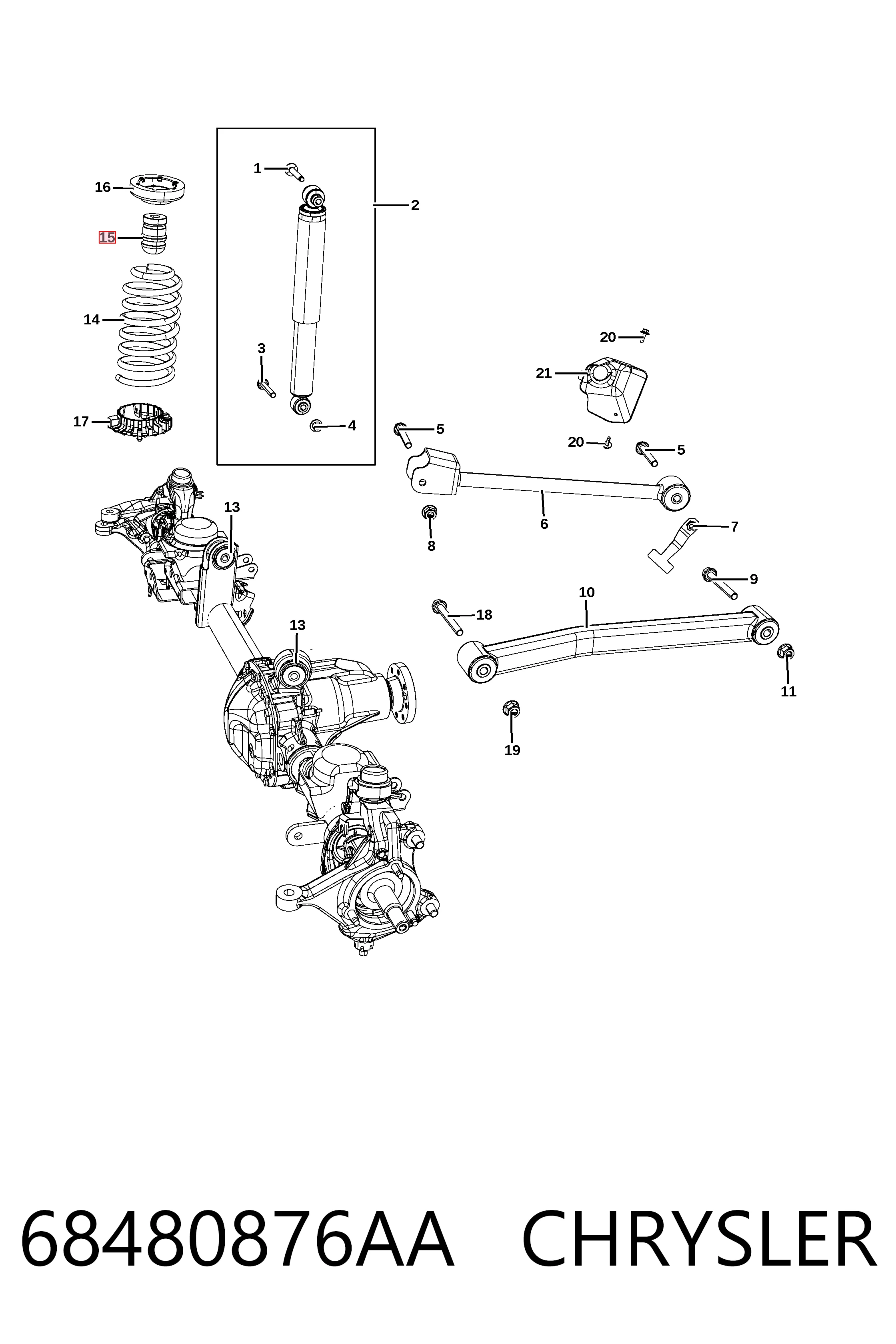 Купить K52060428AB Fiat/Alfa/Lancia Буфер (отбойник) амортизатора переднего