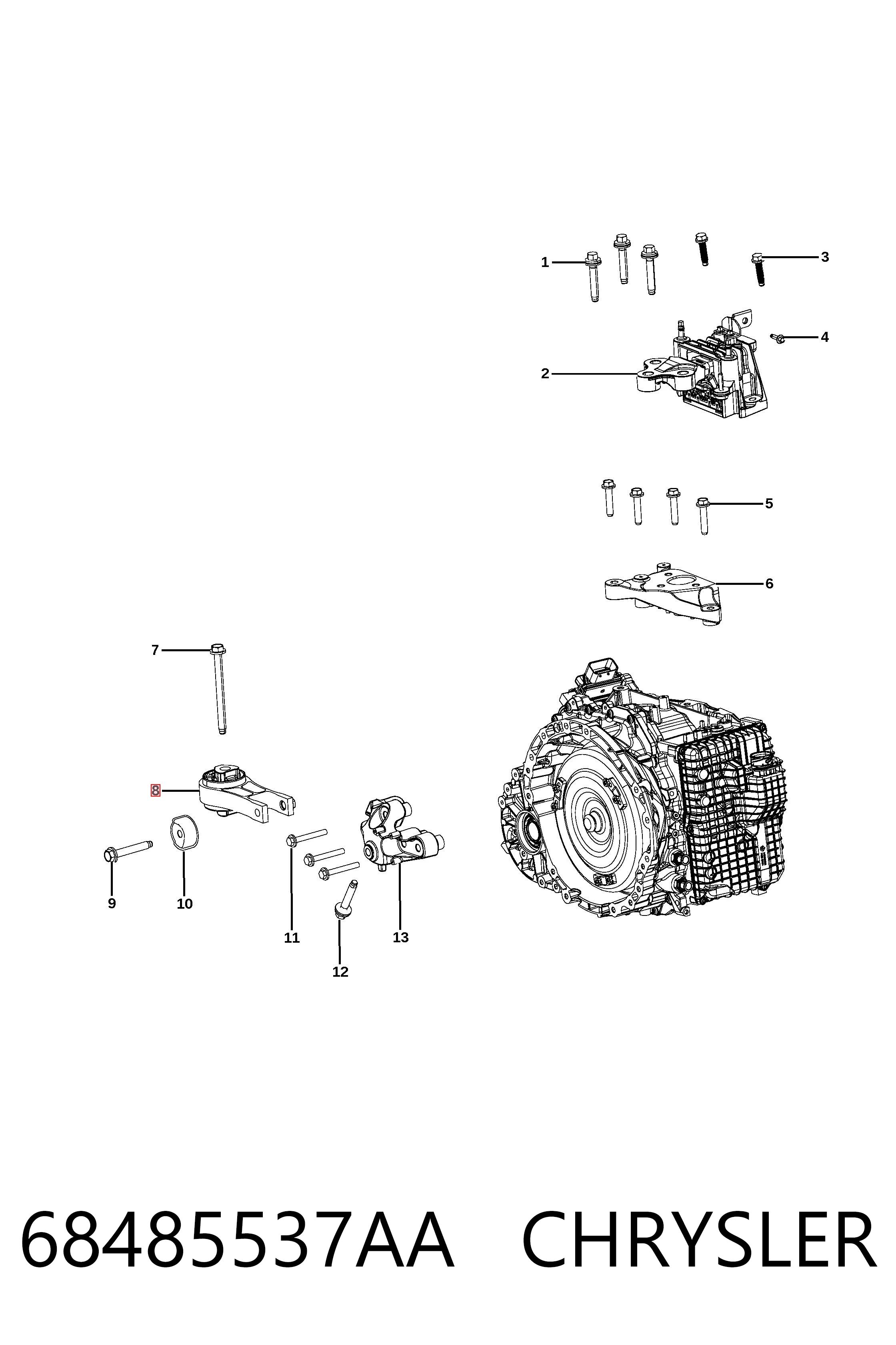 Купить K68224737AB Fiat/Alfa/Lancia 