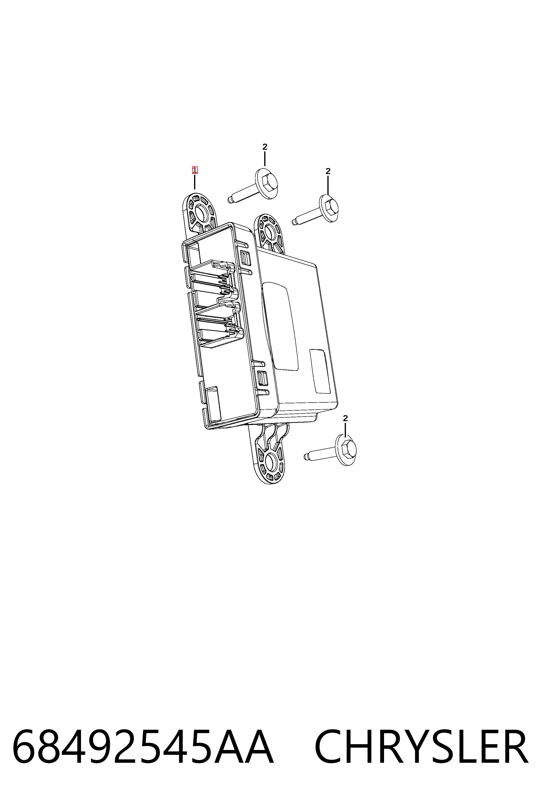 Приборы и аппаратура диагностики Fiat/Alfa/Lancia K68454413AA