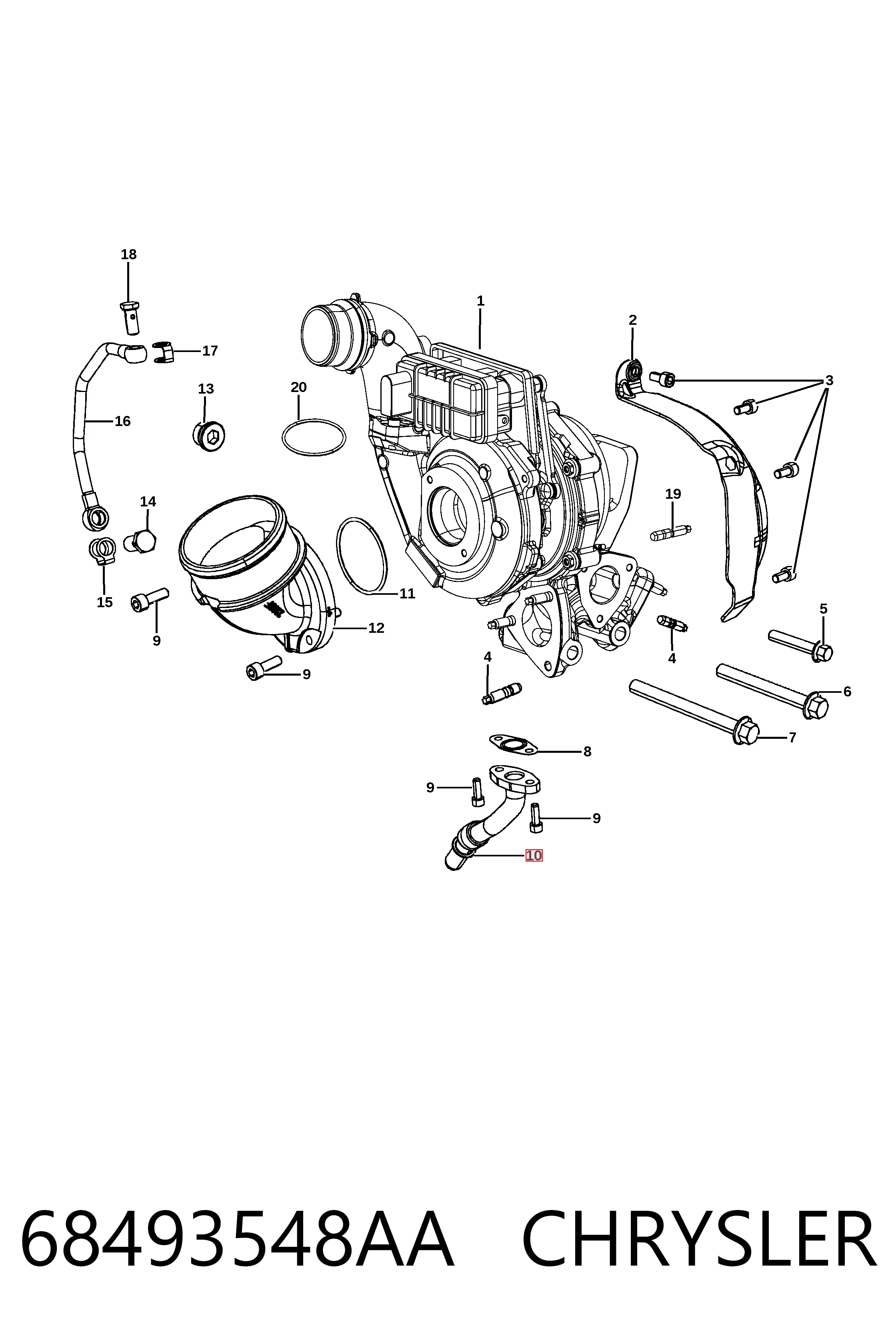 Купить K68148163AB Fiat/Alfa/Lancia 