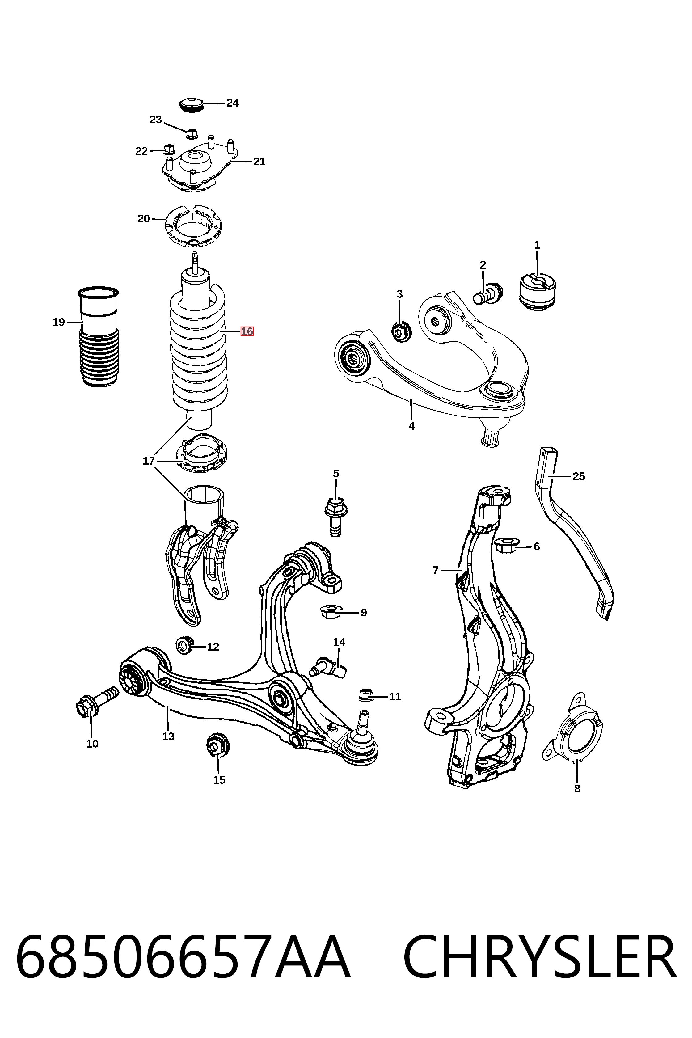 K68029624AF Fiat/Alfa/Lancia 