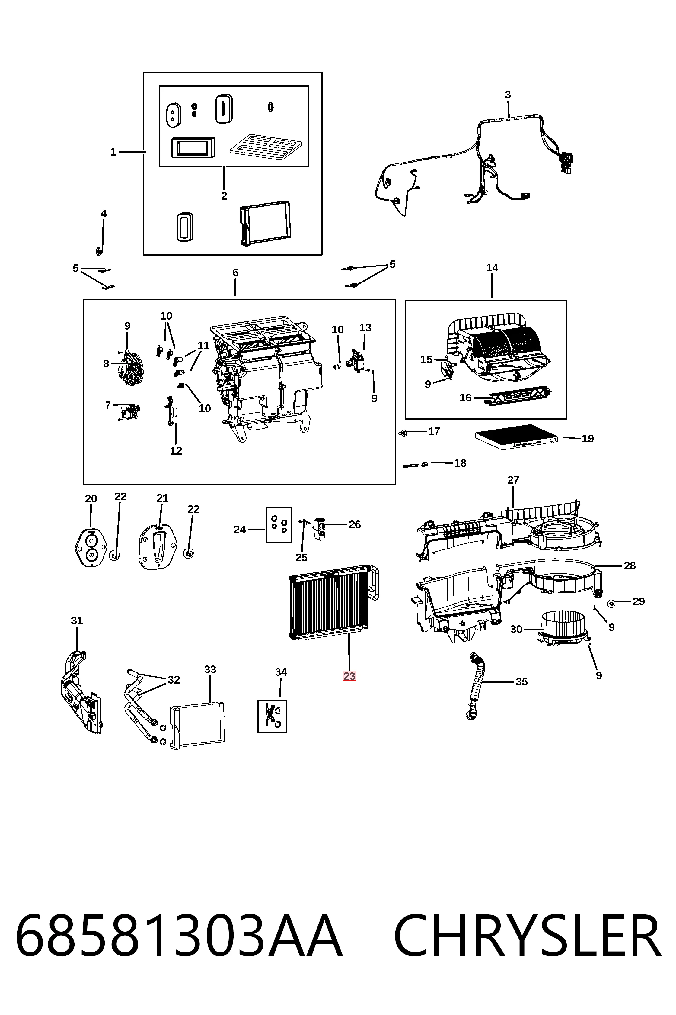 24V2P82 Polcar Радиатор отопителя салона
