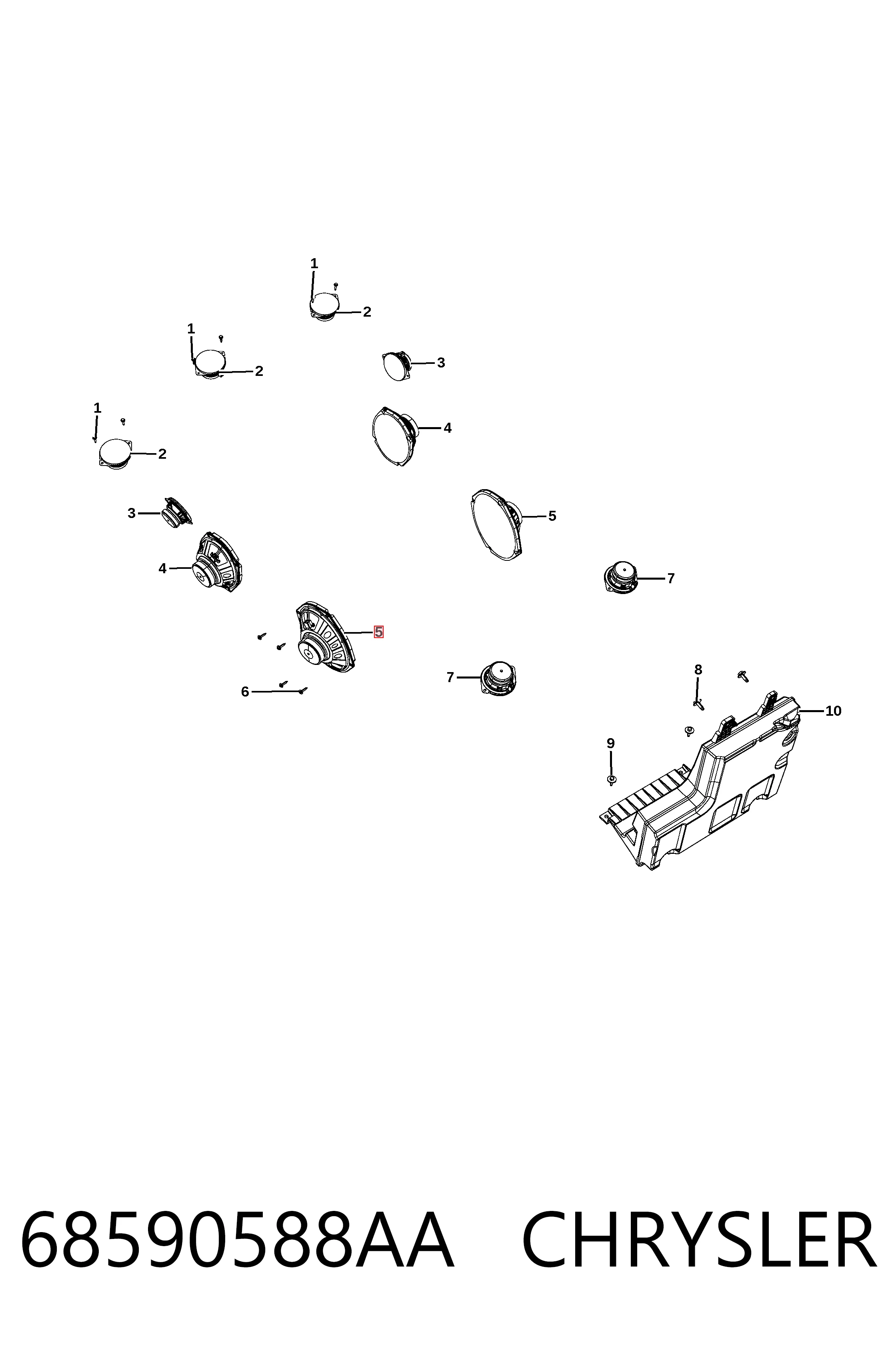 Купить K68043032AC Fiat/Alfa/Lancia 