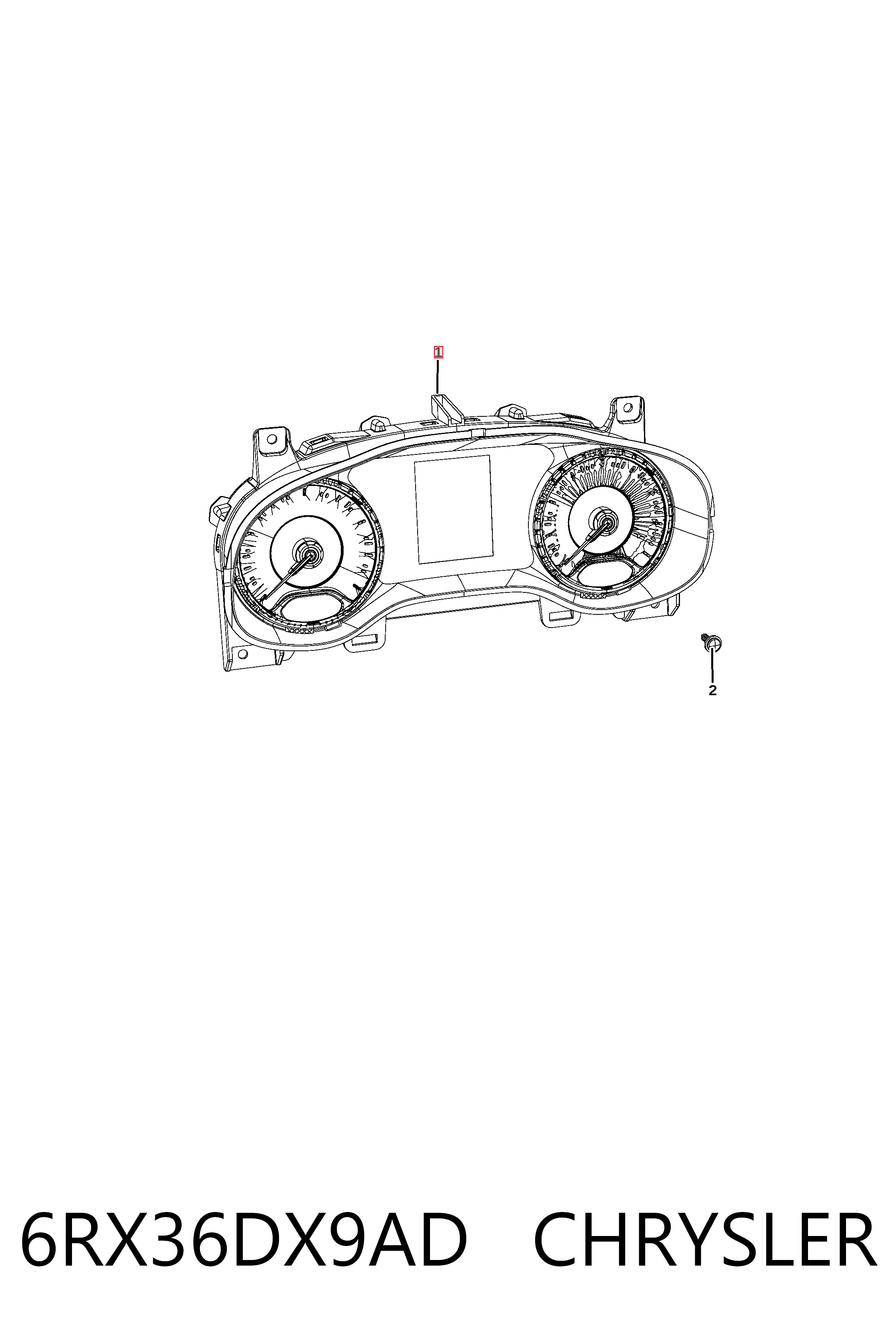 Купить K6QR57DX9AB Fiat/Alfa/Lancia Панель приборов