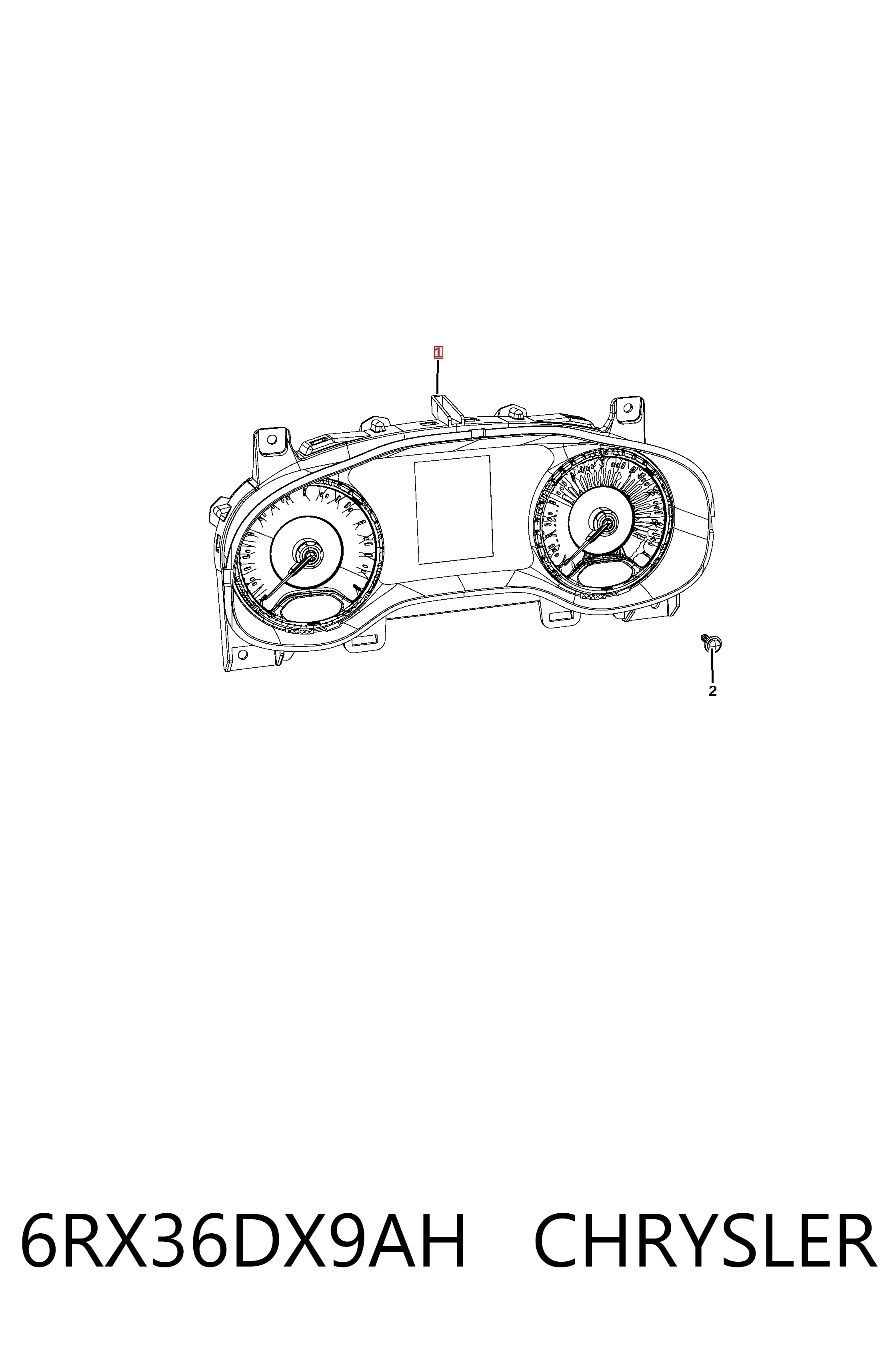 Приборная доска Fiat/Alfa/Lancia K6QR57DX9AB