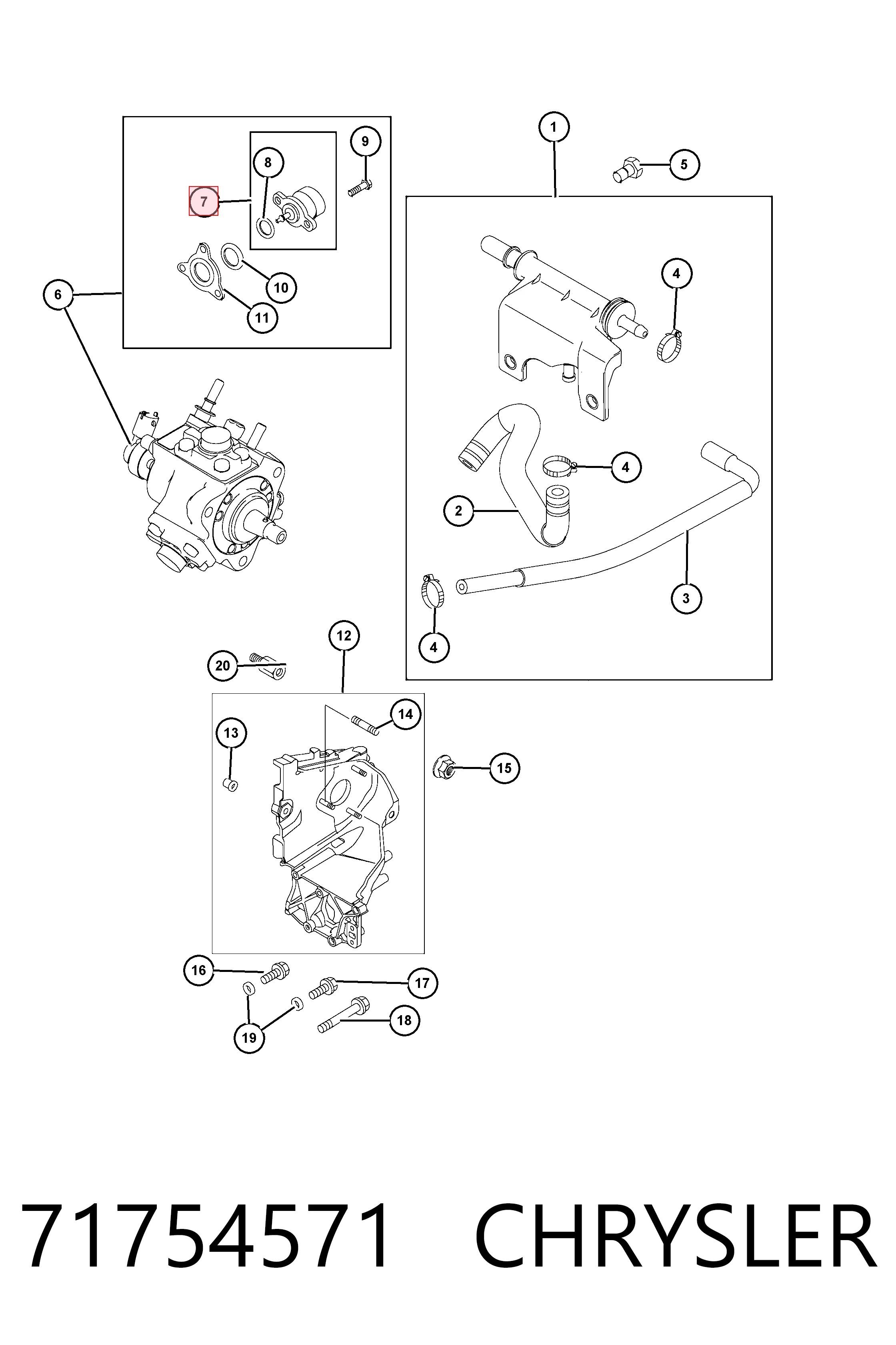 Клапан регулировки давления топлива Magneti Marelli VRP012