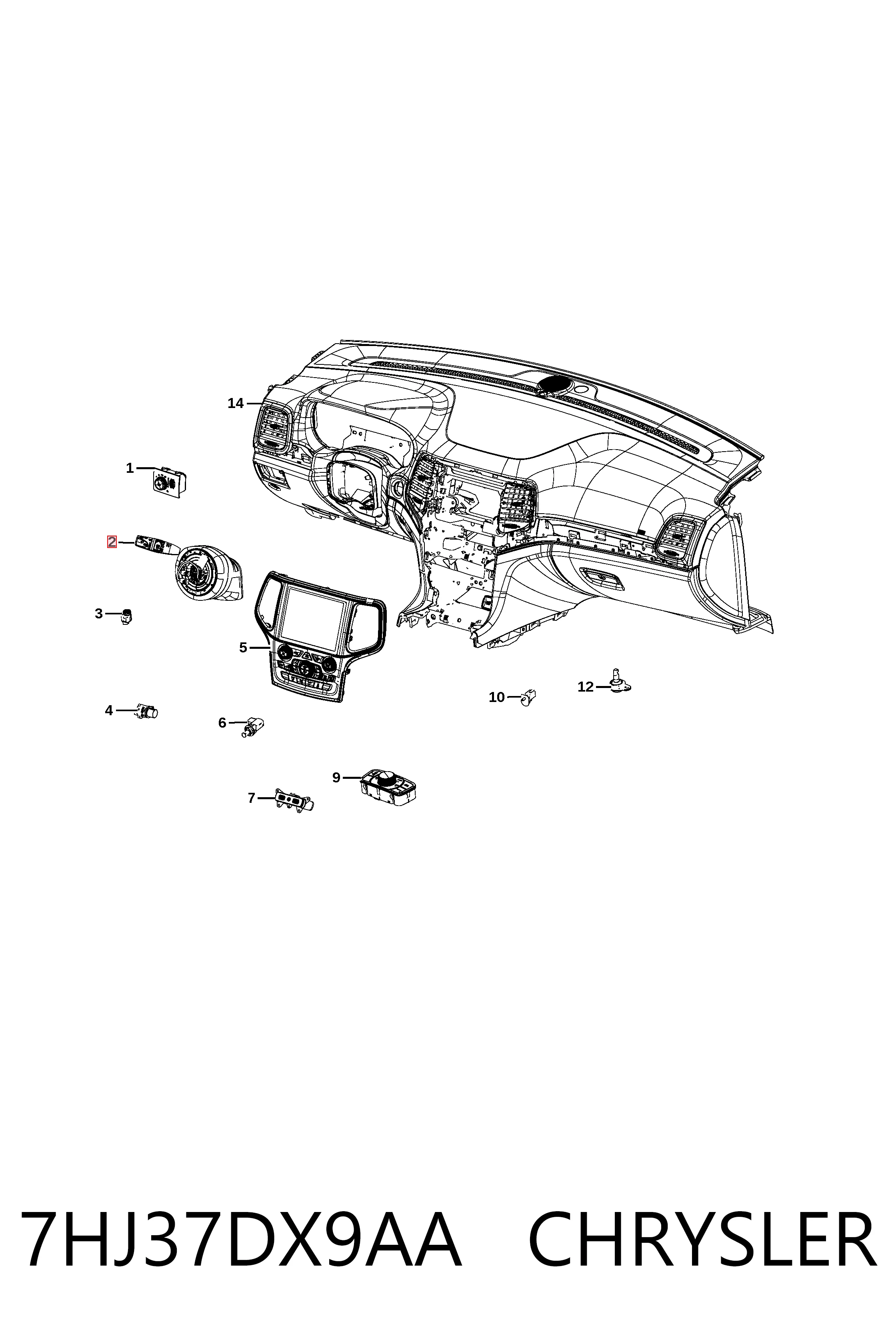  Fiat/Alfa/Lancia K6NE97DX9AB цена, от 31.67 USD