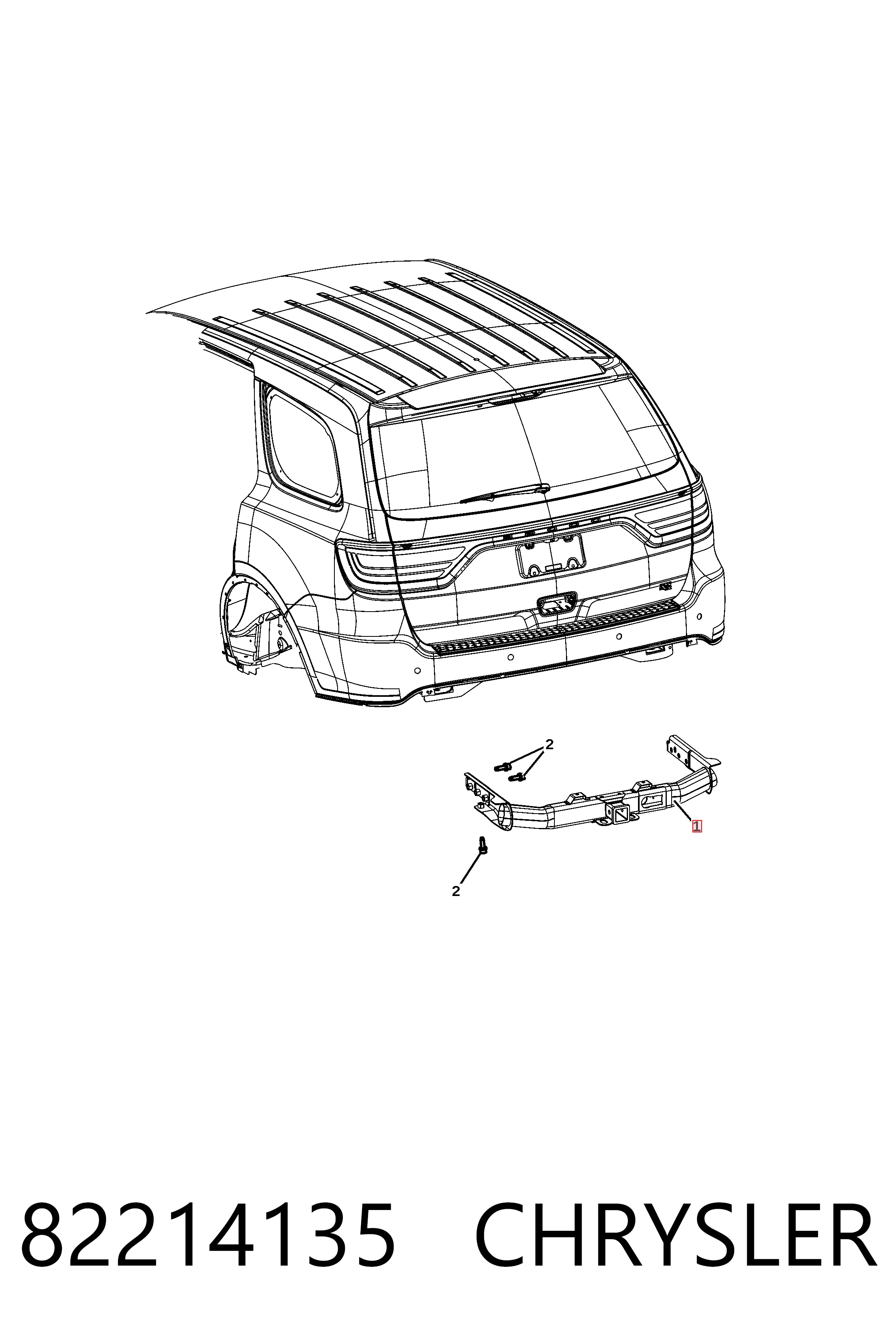 Купить K52124606AF Fiat/Alfa/Lancia Шина бампера заднего