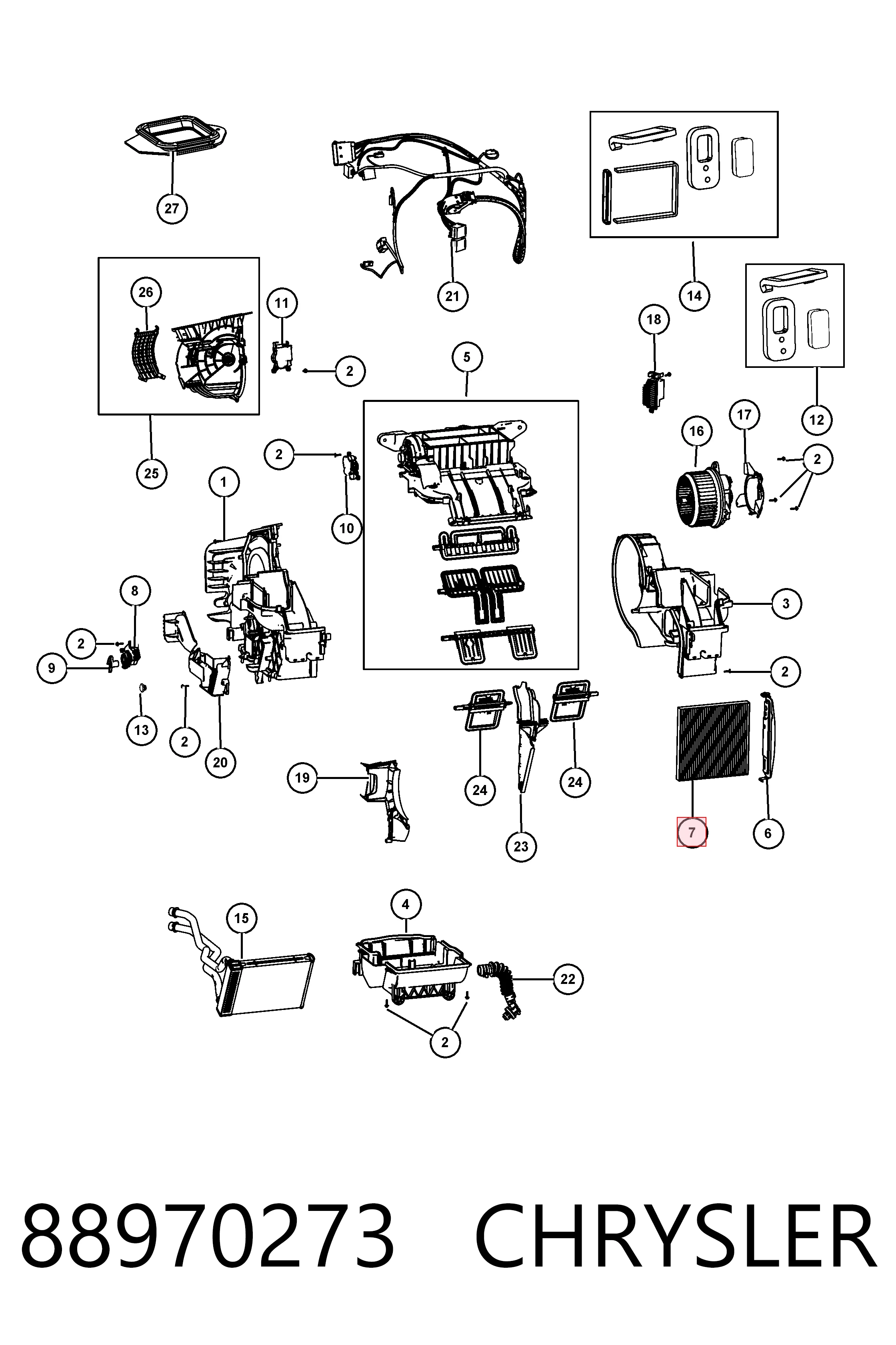 Воздушный фильтр салона Goodrem RF2647WB