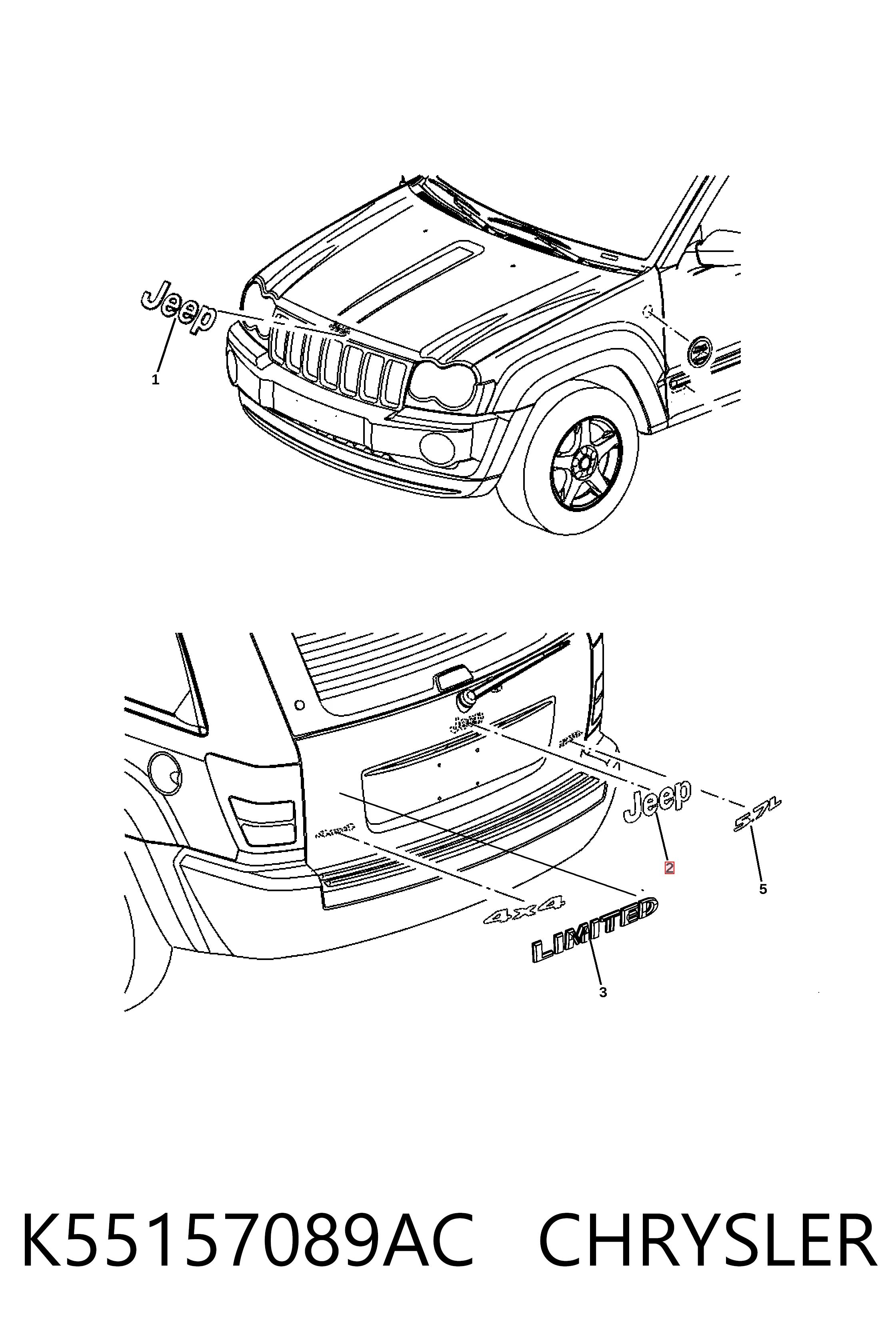 Купить K55157089AC Fiat/Alfa/Lancia 