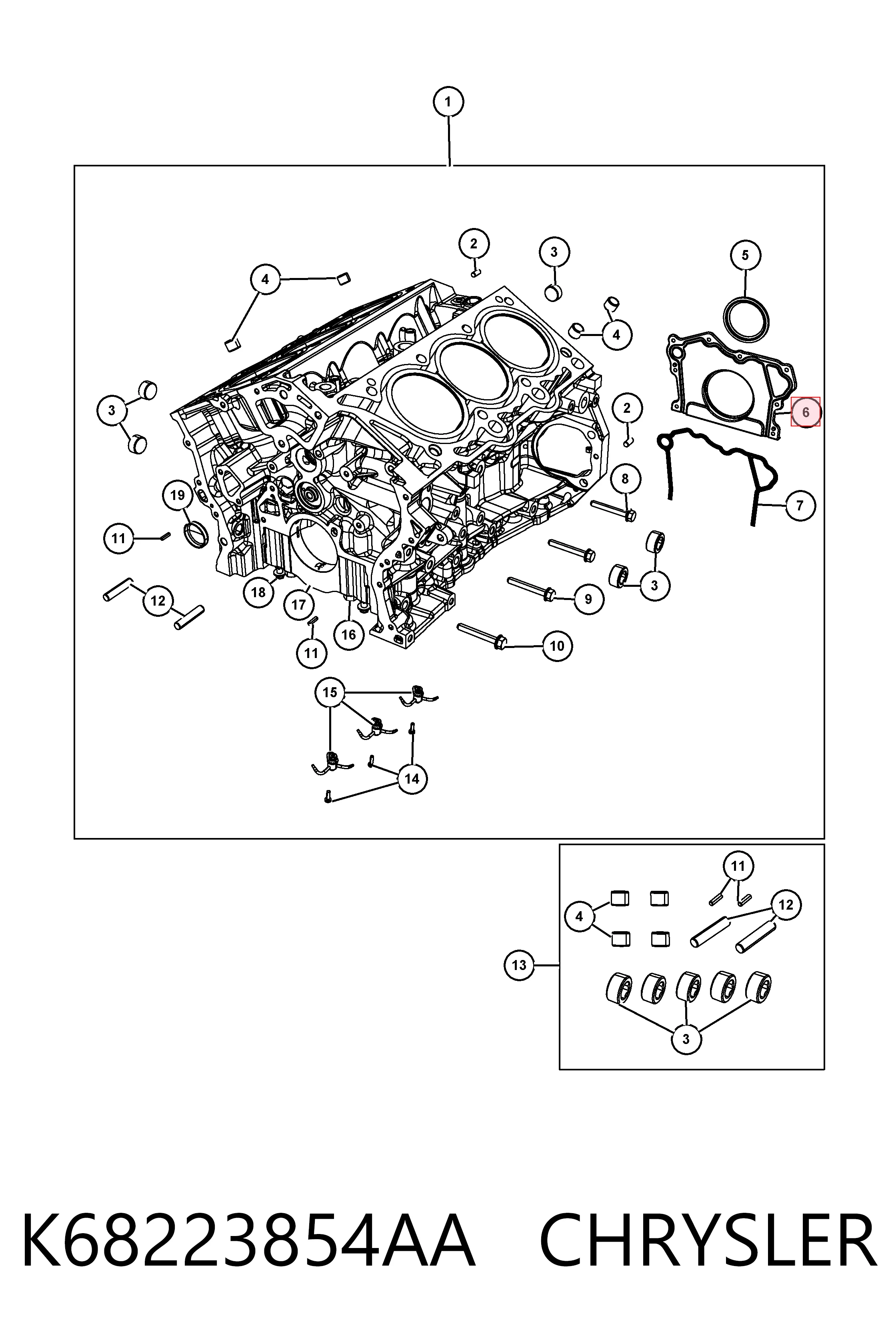 Сальник коленвала задний BS40737 Fel-pro