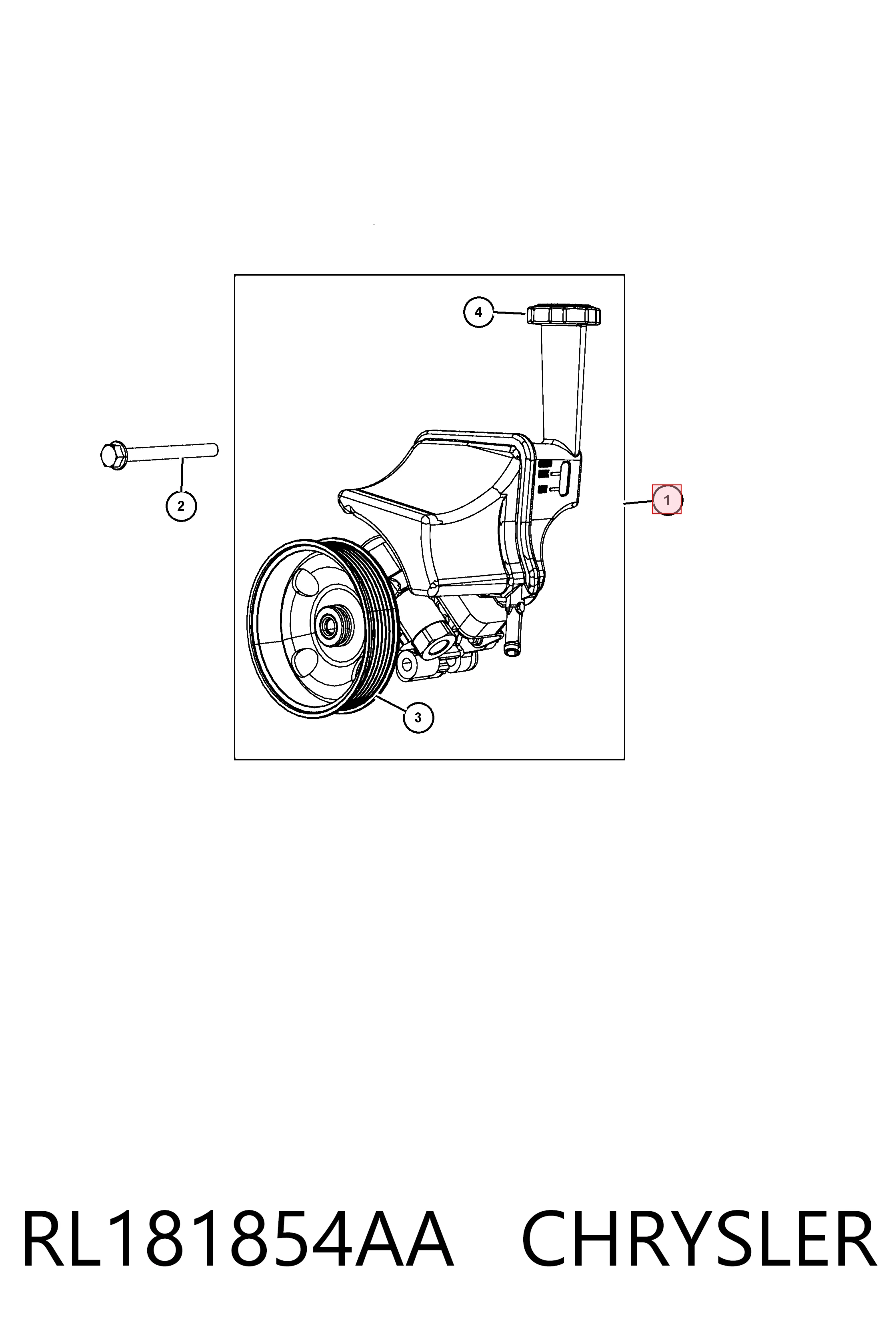 RL181854AA Chrysler ГУР руля