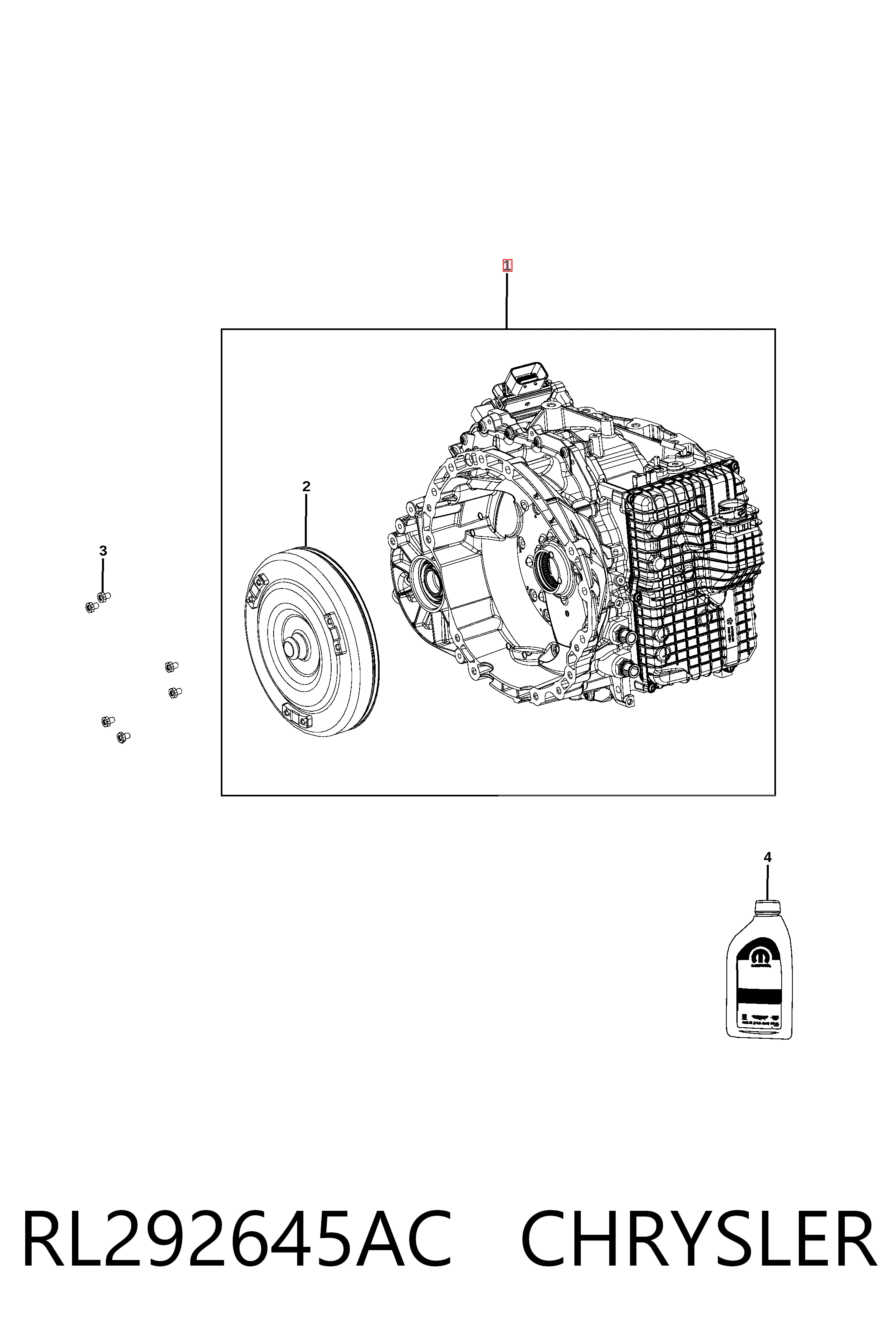 K68292645AC Fiat/Alfa/Lancia Автоматическая коробка передач