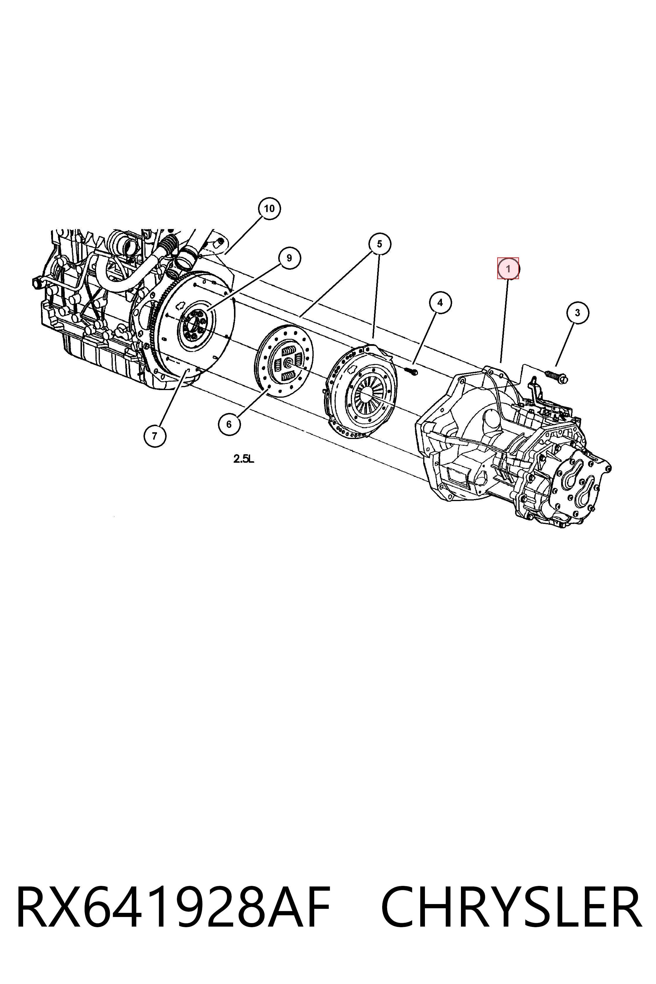 Коробка переключения передач Fiat/Alfa/Lancia K04641928AE цена, от 191.87 USD