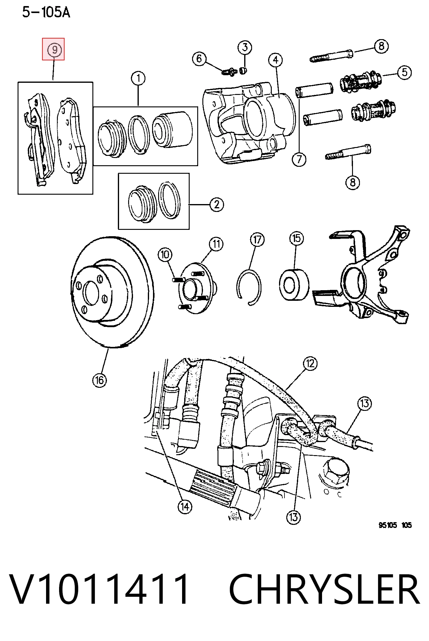 MKD633 Jurid/Bendix Колодки передние