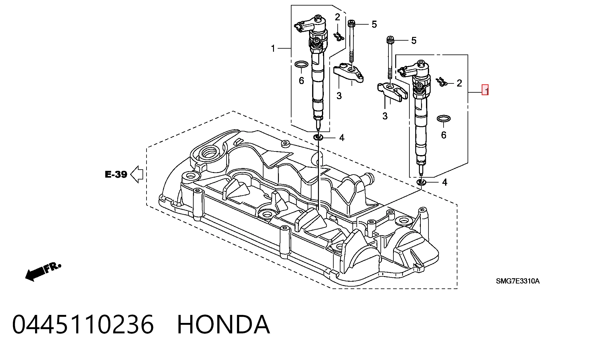 445110236 Bosch Топливные форсунки