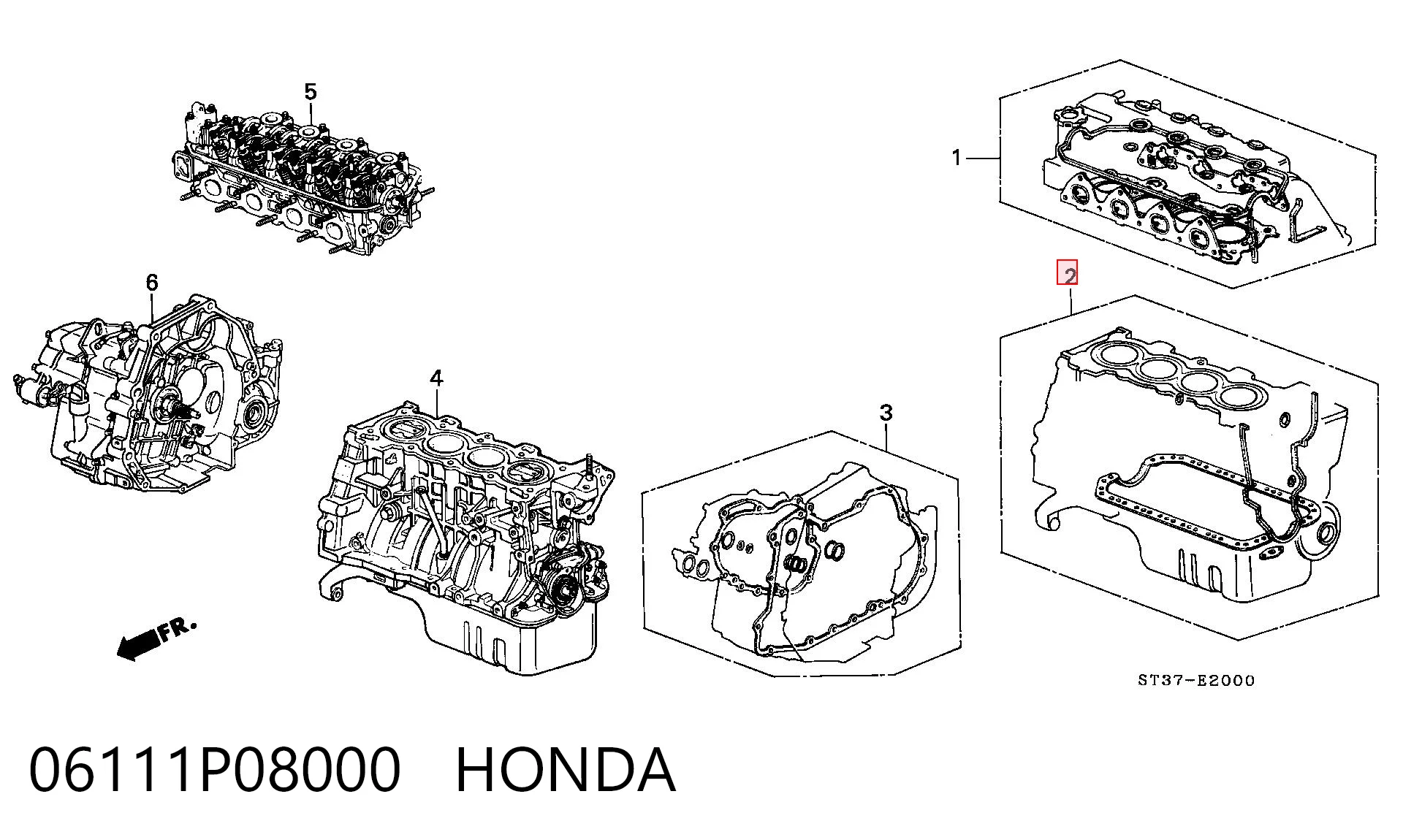 06111P08000 Honda