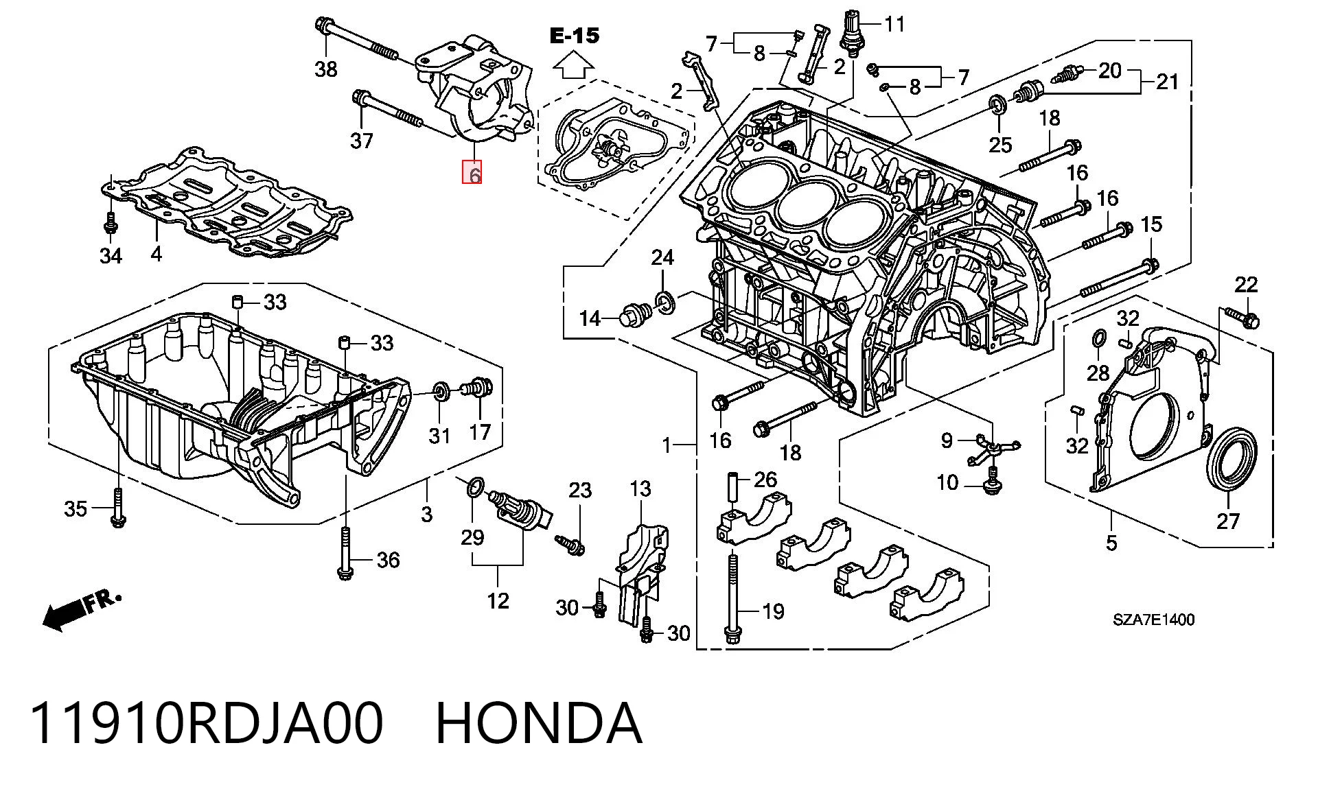 11910RDJA00 Honda 