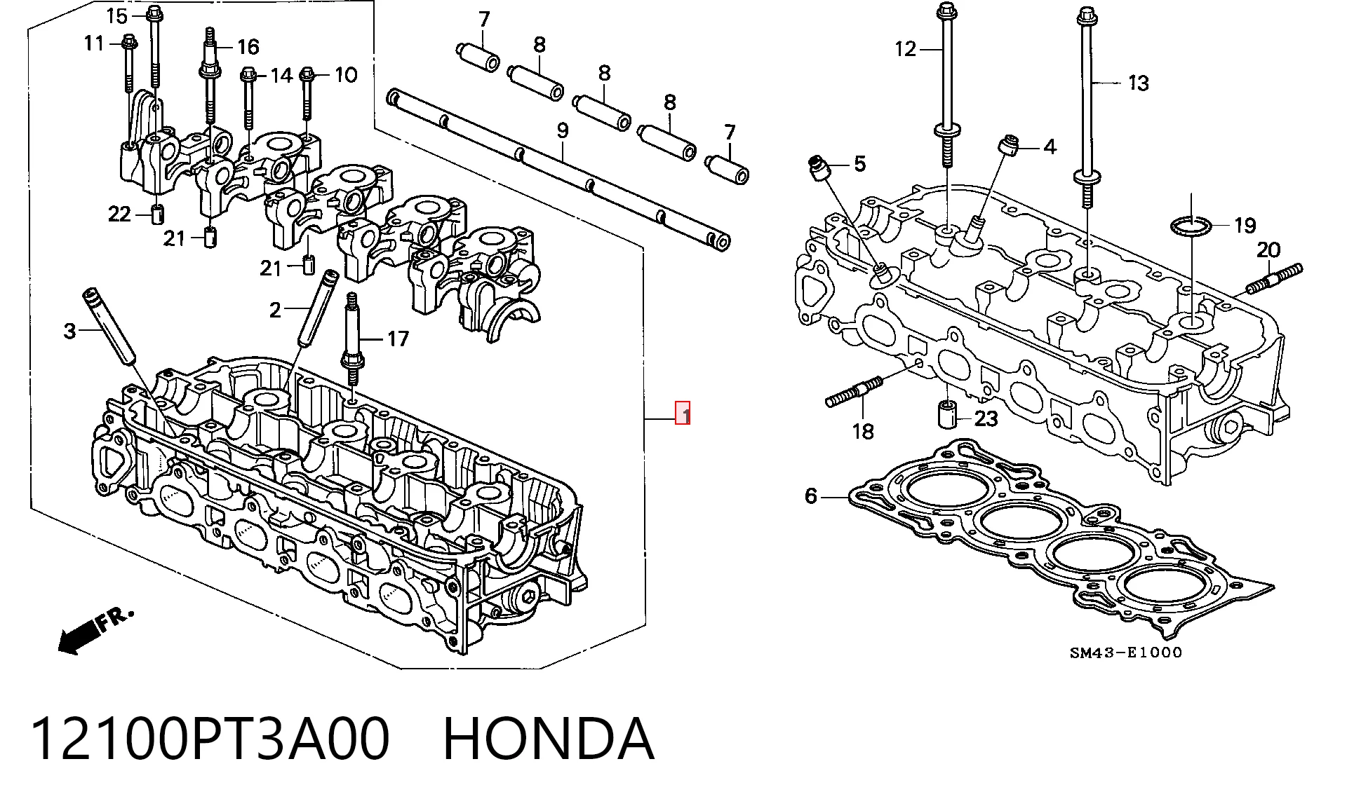 12100PT3A00 Honda