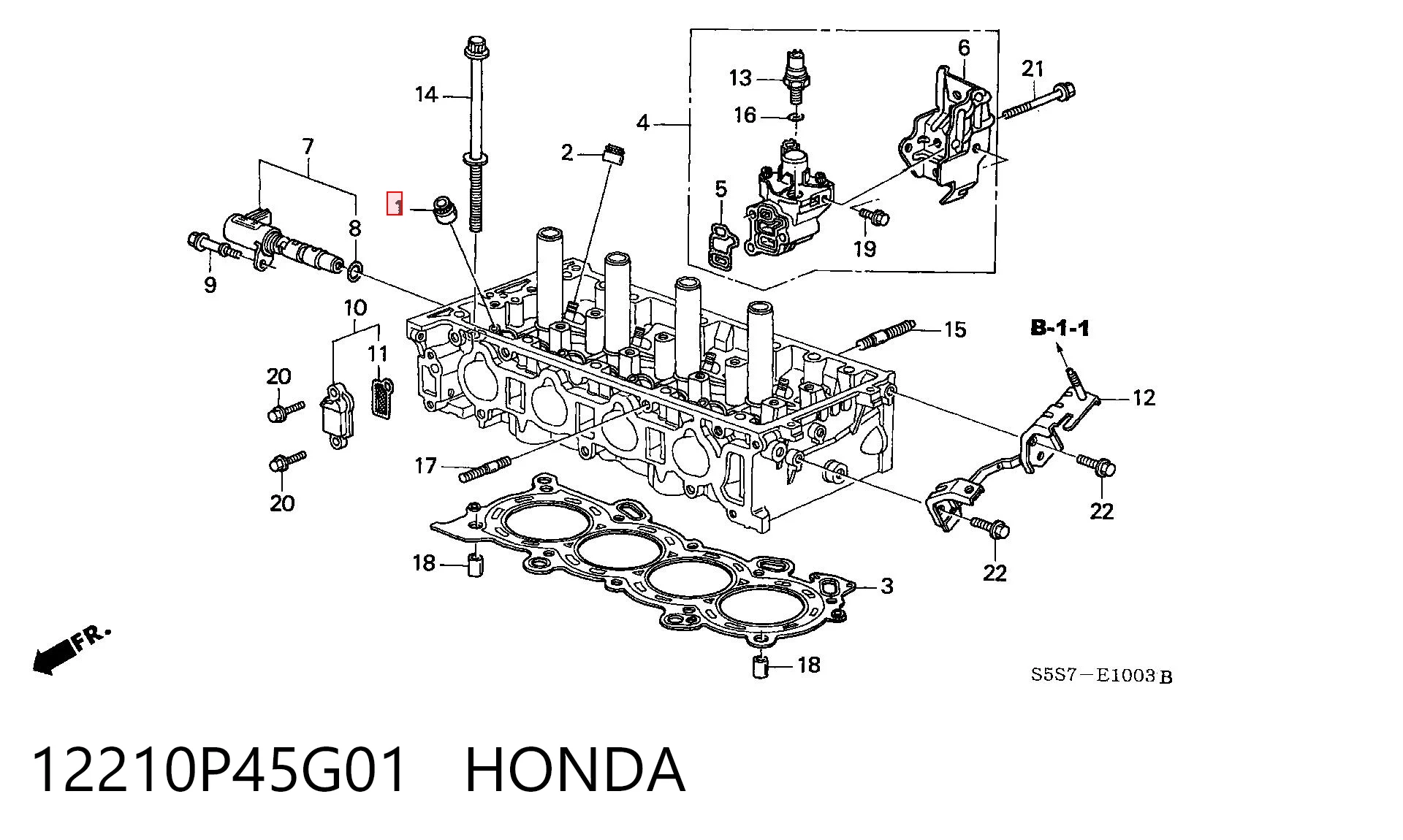 VSS504 NIPPON MOTORS Сальник клапана (маслосъёмный) впускного