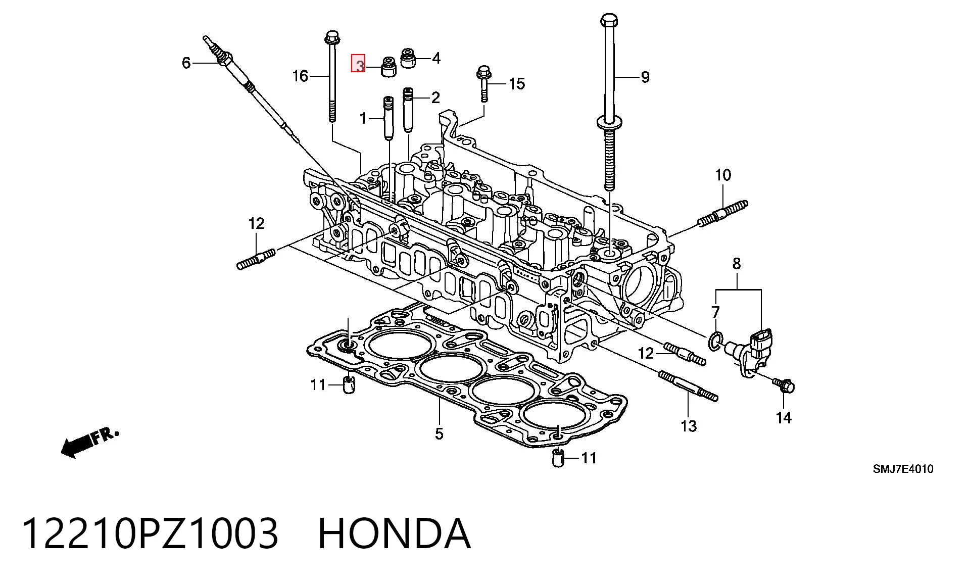Сальник впускного клапана VSS504 NIPPON MOTORS